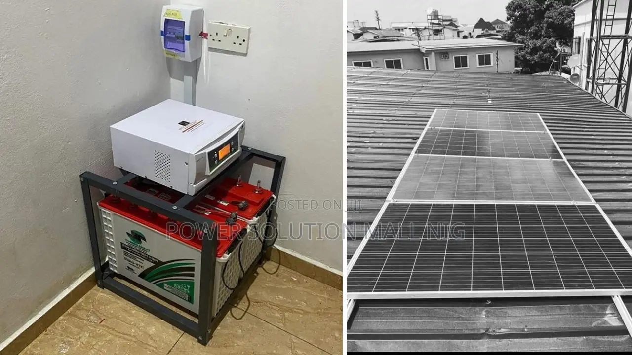 24v/2.5kva Inverter Pure Sine Wave Installation With 4panels