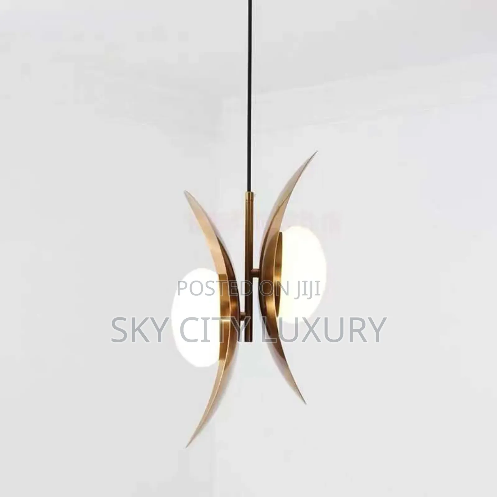 Brass Frosted Interoir Design Pendant Light