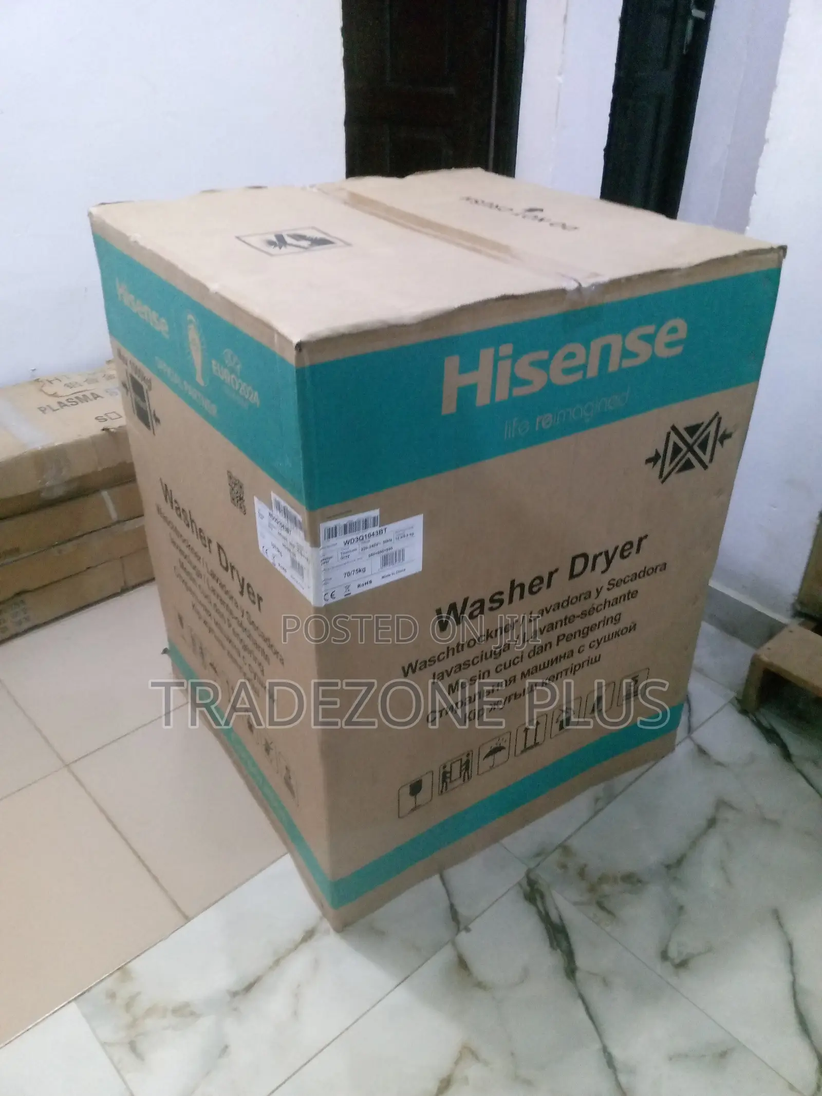 Effective Hisense Wd3q1043bt Front Load Automatic Washing Ma