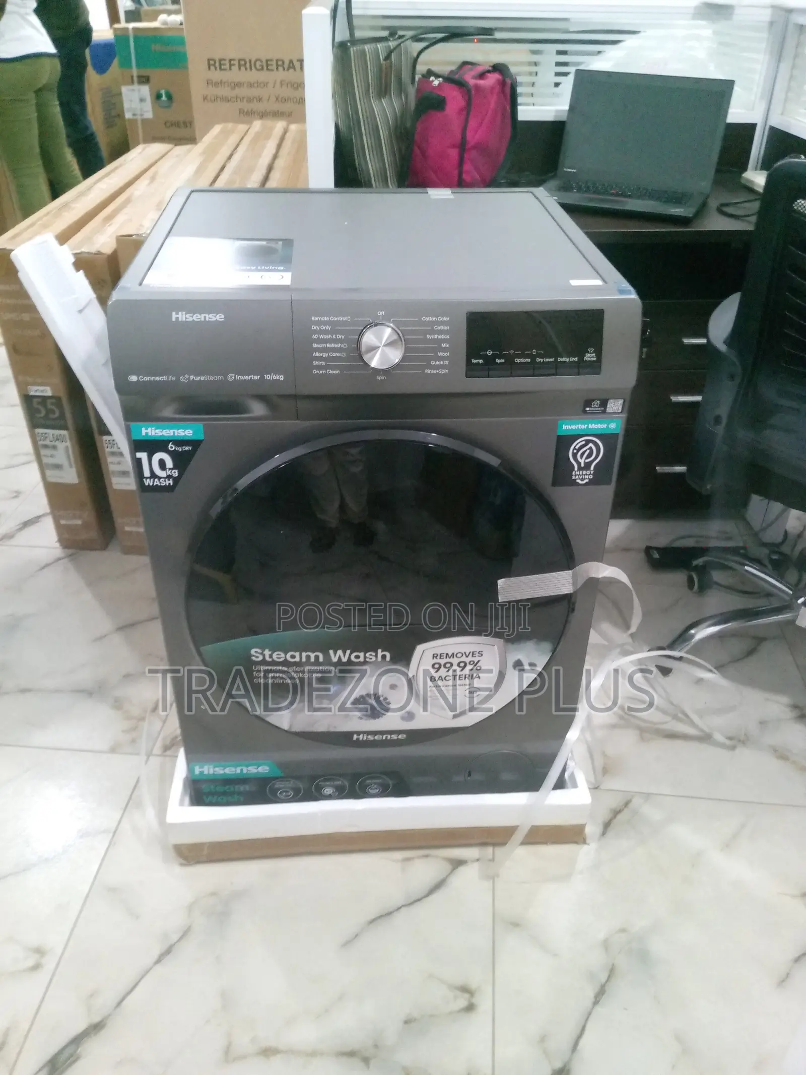 Effective Hisense 10kg Wash[10kg]Dry[6kg] Washing Machine
