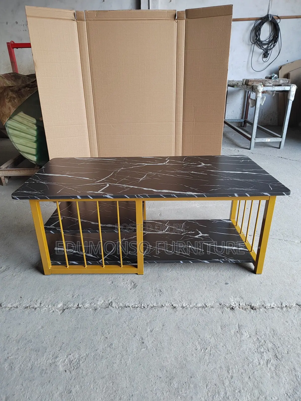Coffee Table Faux Black