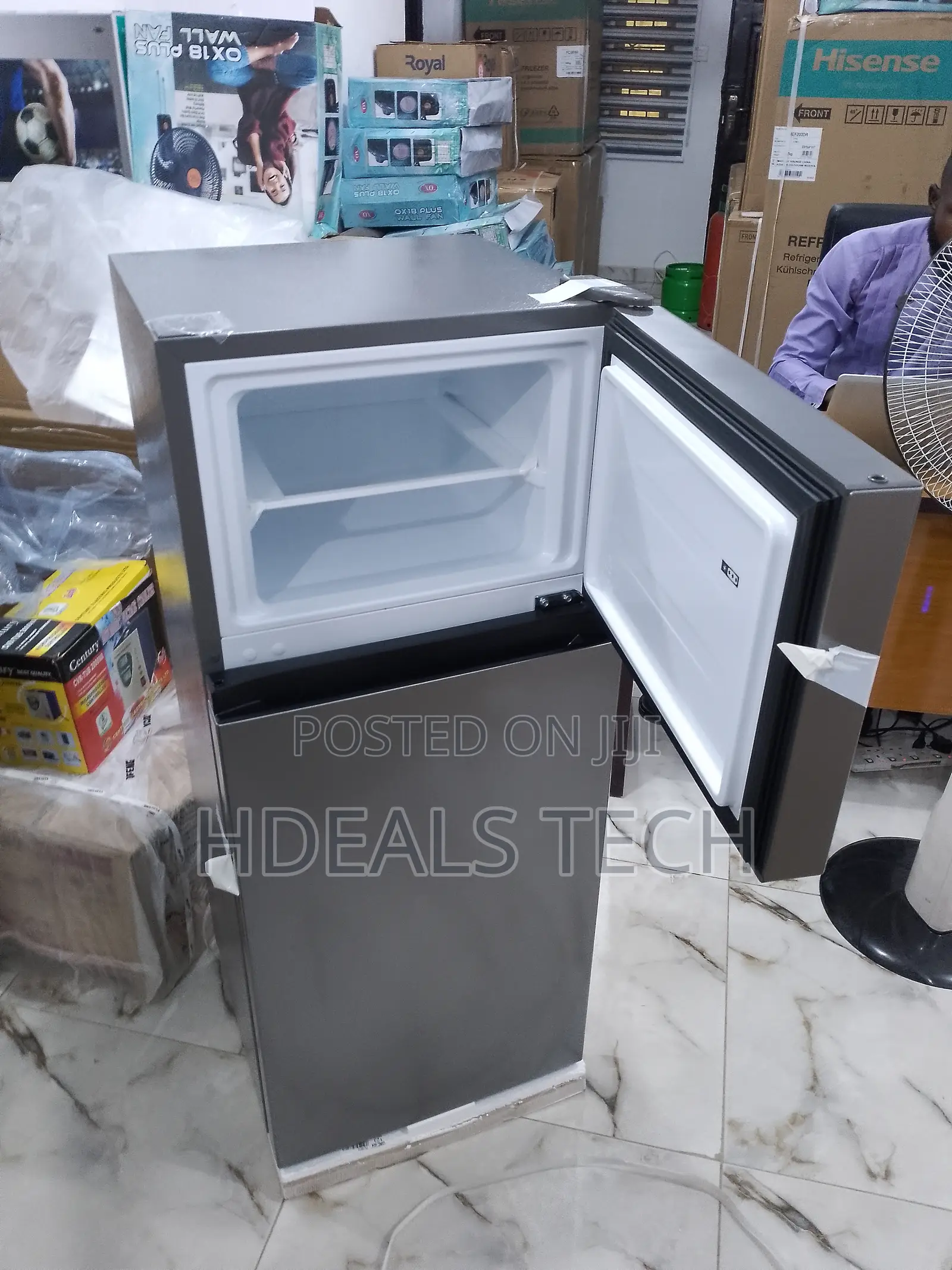 Noiseless Ref-172dr Top Freezer Refrigerator ( Hisense ) 