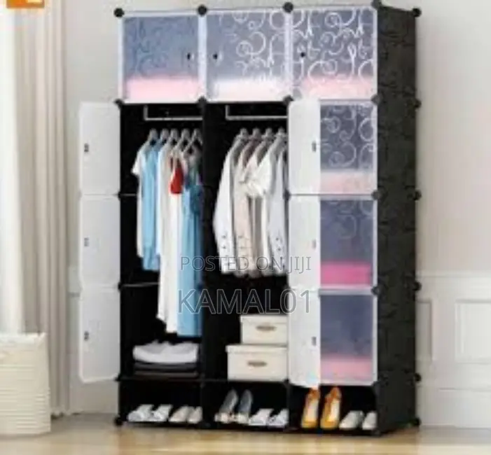 Generic 3 Column Plastic Wardrobe