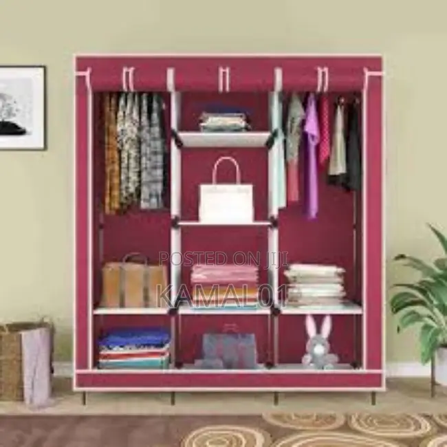 Storage Canvas 3 Column Wardrobe