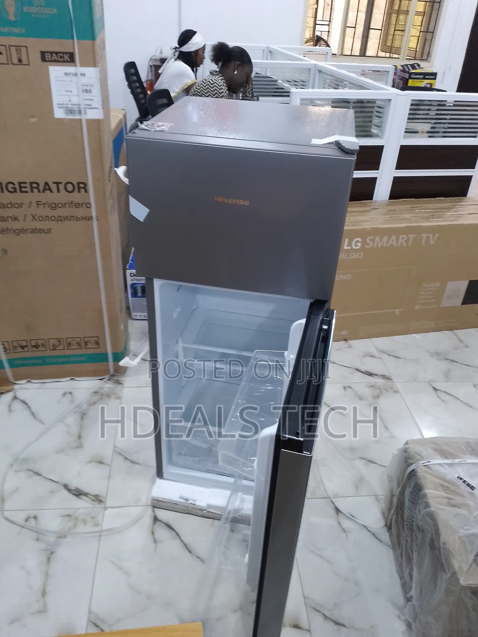 Hisense 124 Litres Double Door Top Mount Fridge