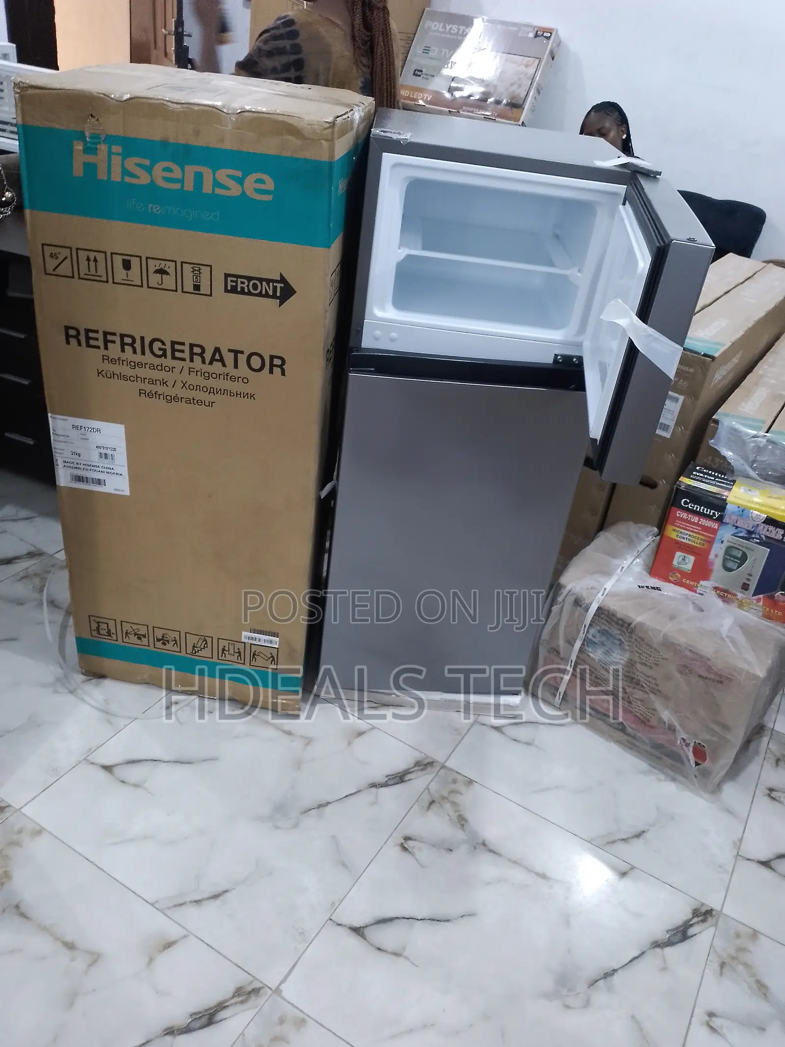 Free-Standing Hisense 124 Litres Top Mounted Fridge