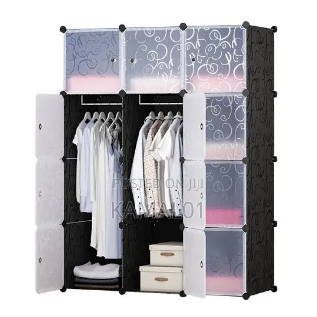 Generic 3 Column Plastic Wardrobe