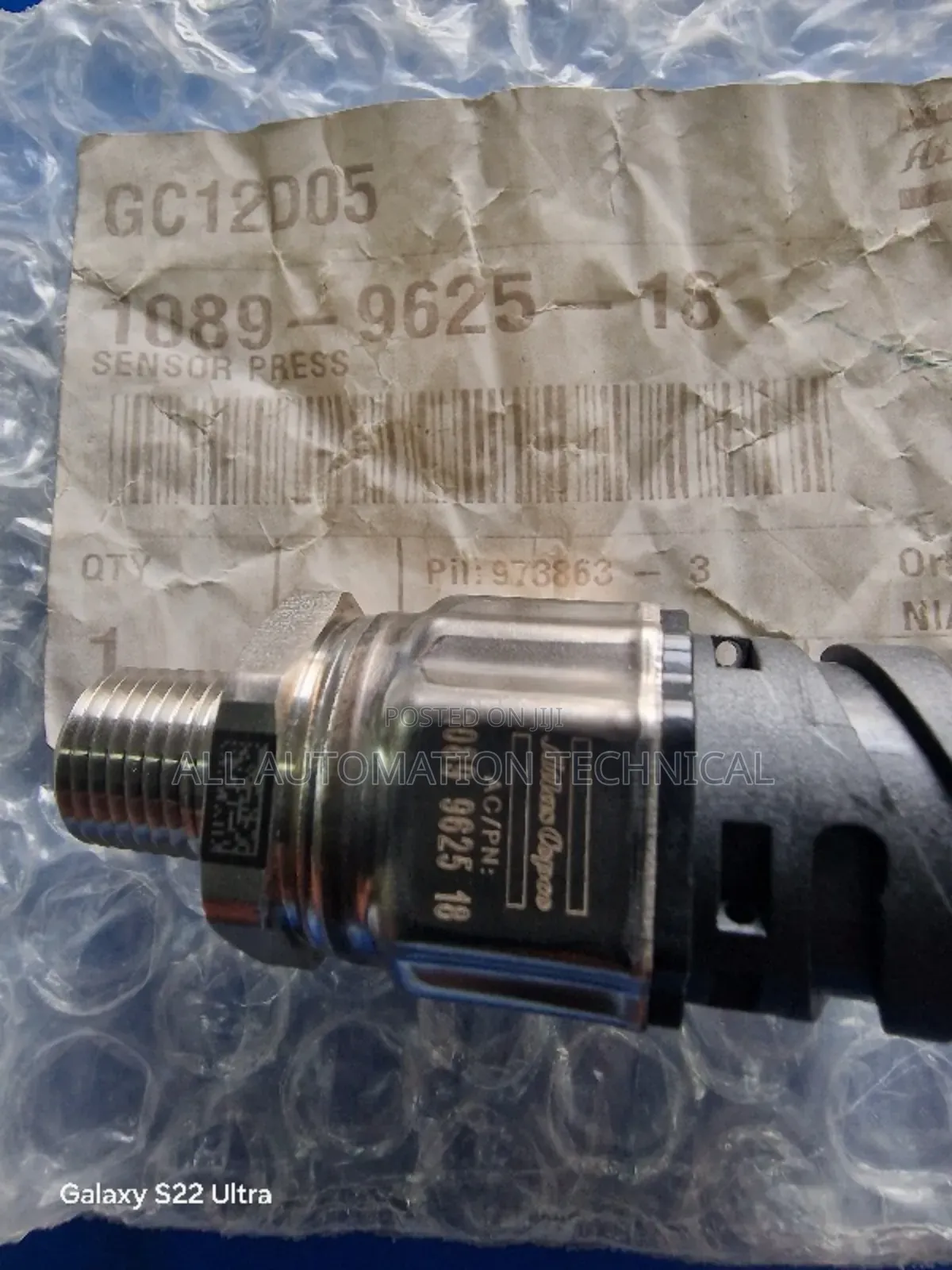 Atlas Copco AC/PN 1089 9625 18 | Pressure Sensor Transducer