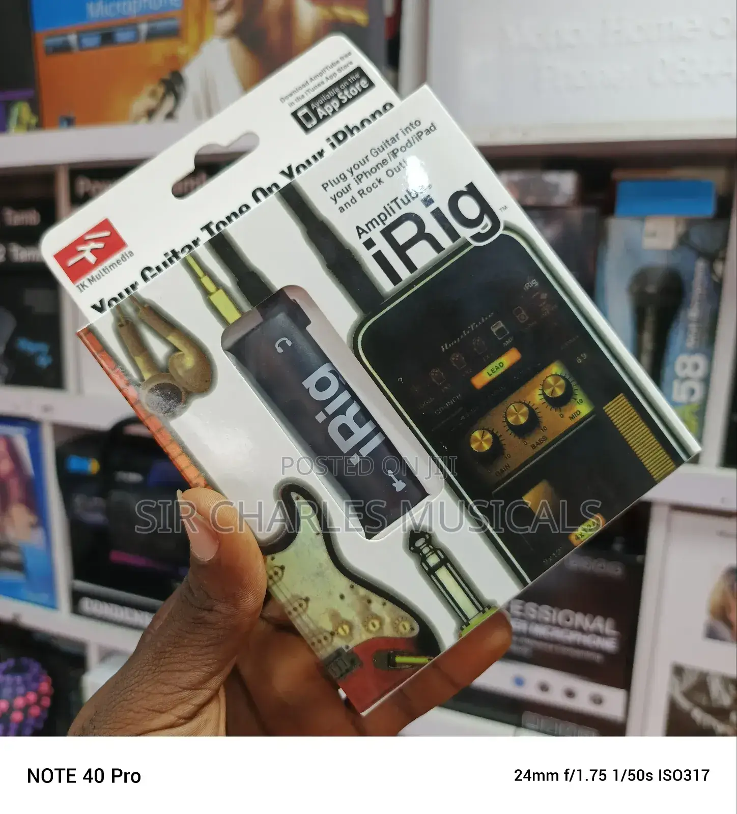 Guitar Irig for Audio Recording