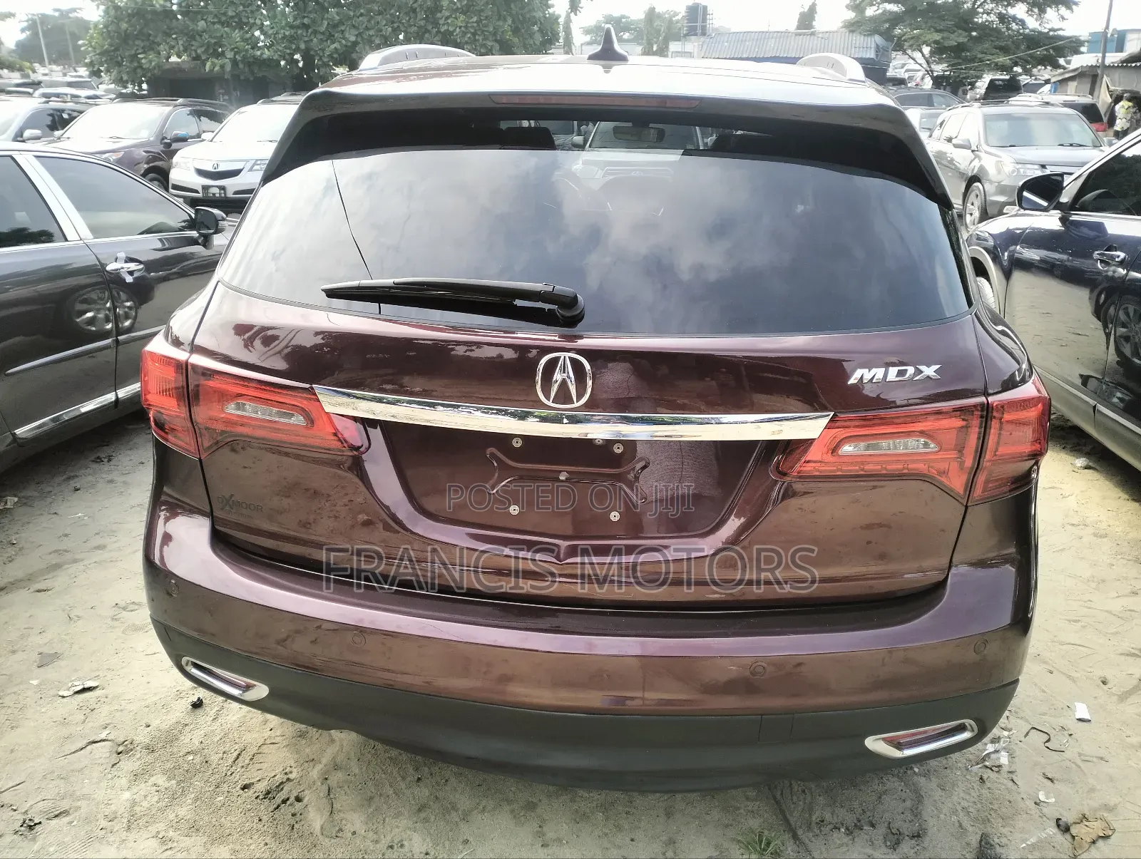 Acura MDX 2017 Burgundy