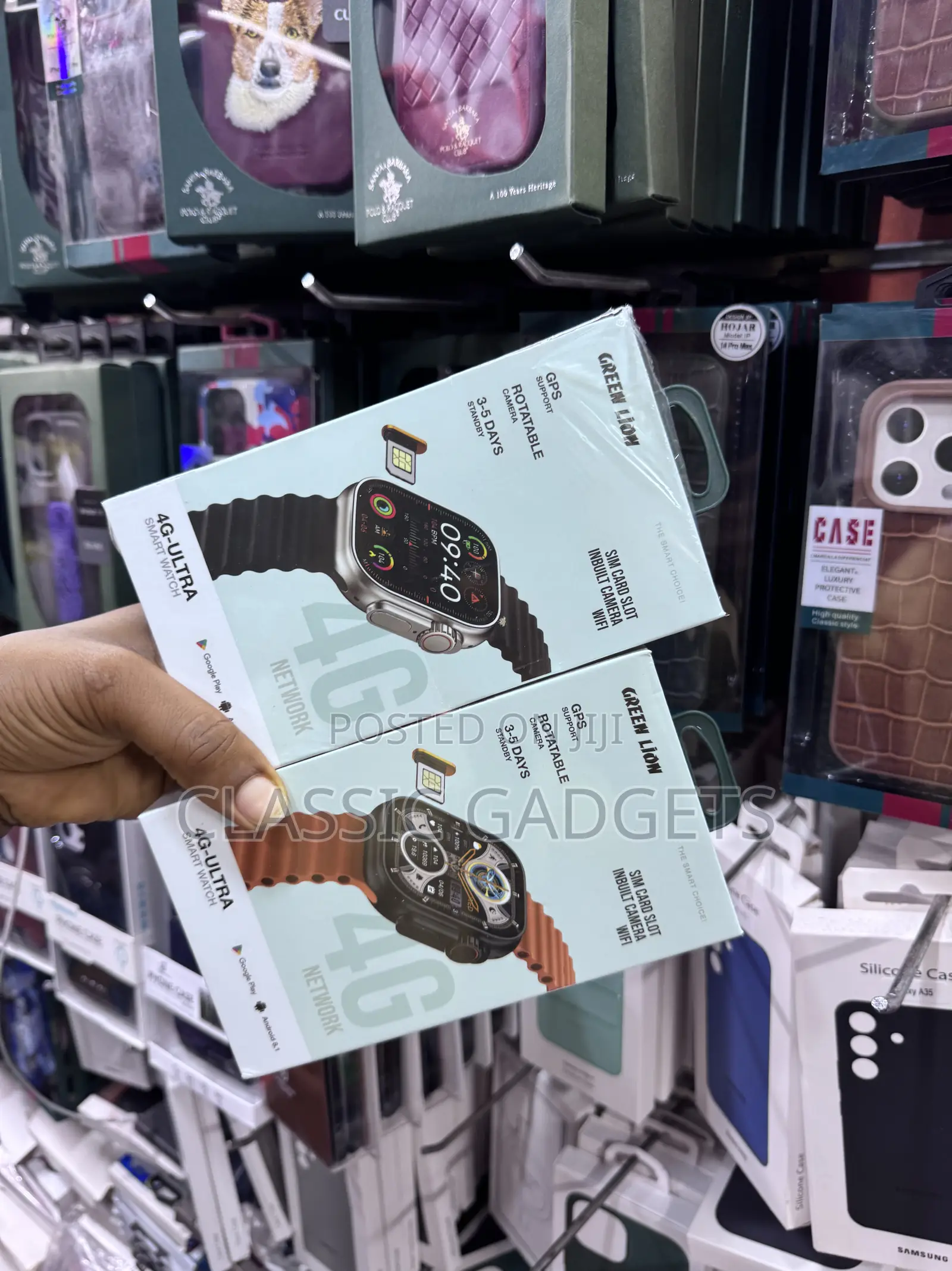 Green Lion 4g Ultra Smartwatch With Simcard Slot