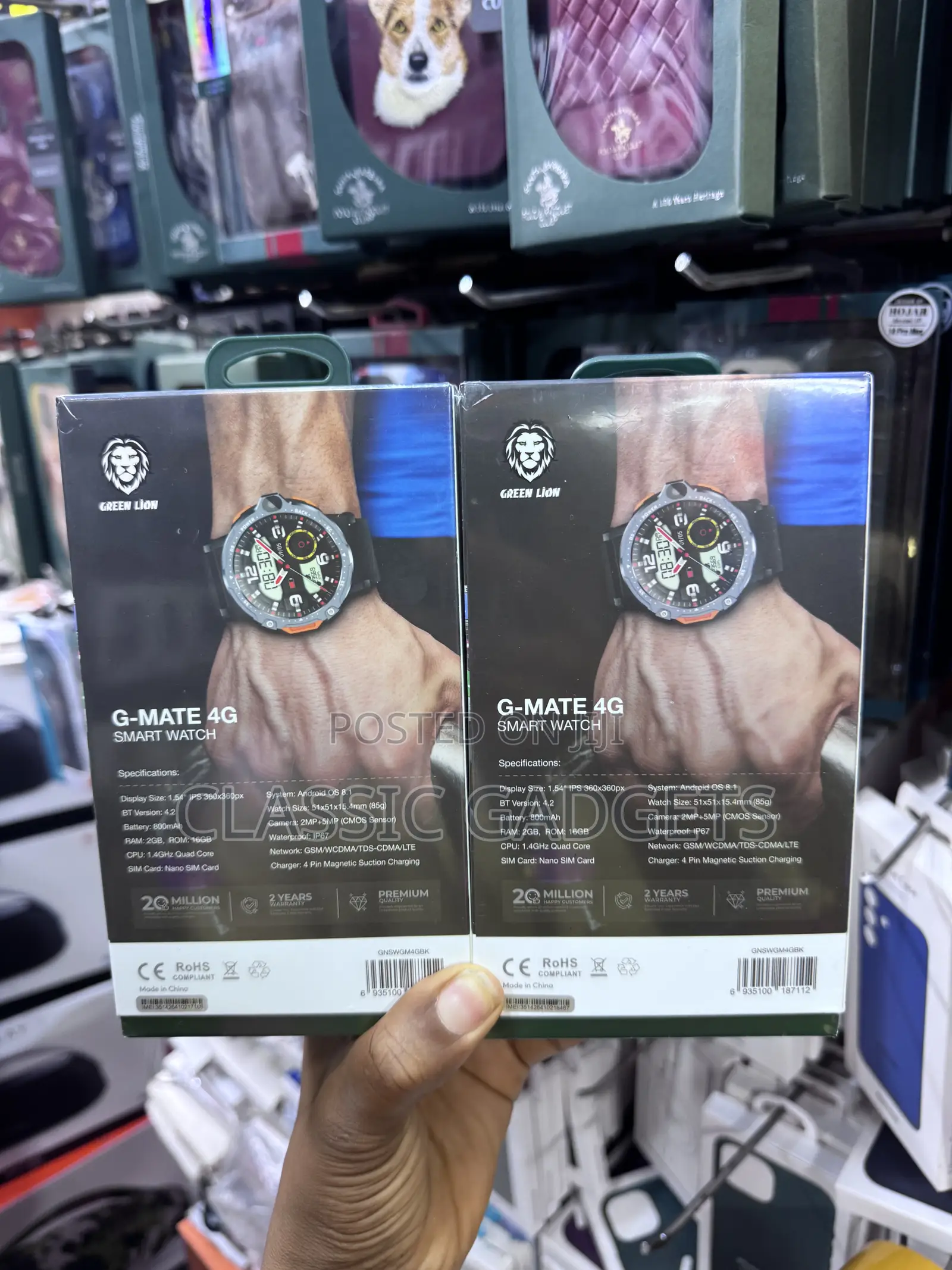Green Lion G-Mate 4G Smart Watch With Simcard Slot