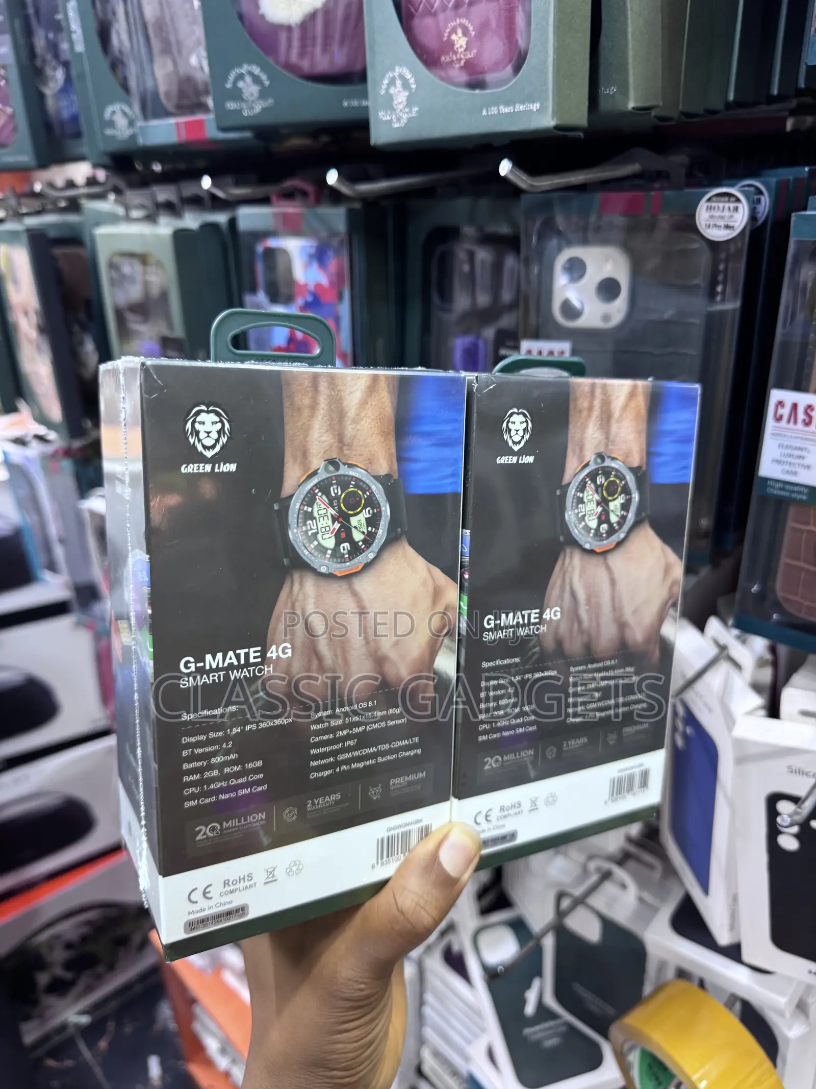 Green Lion G-Mate 4G Smart Watch With Simcard Slot