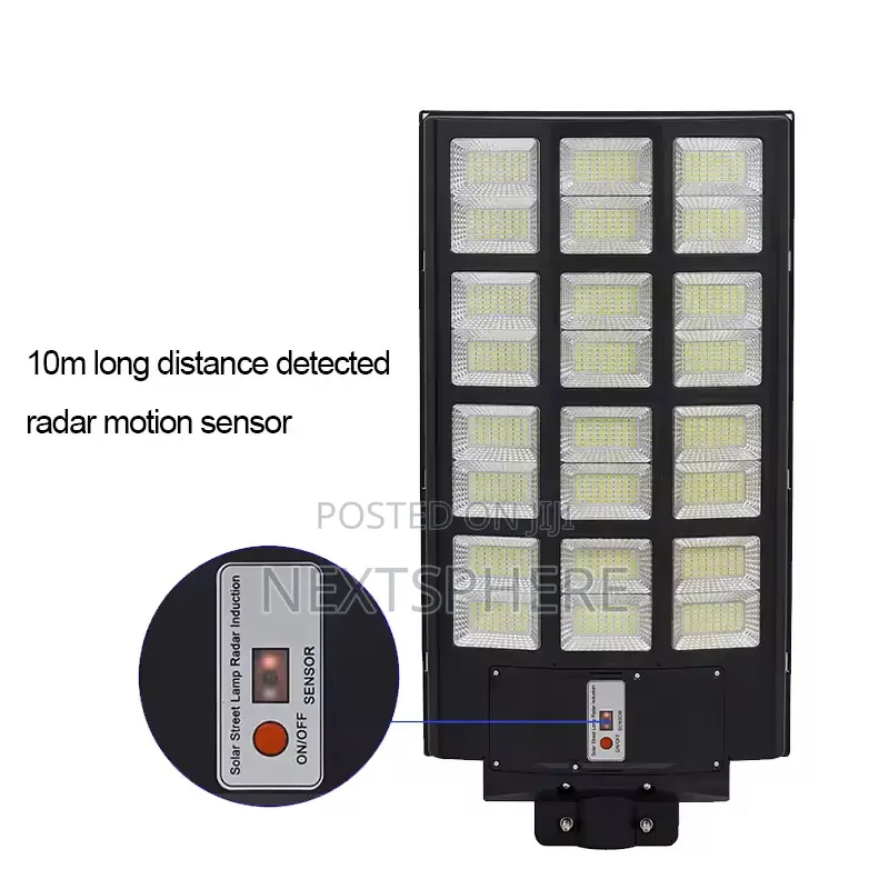 2400w Solar Street Light Outdoor Lamp With Remote Control