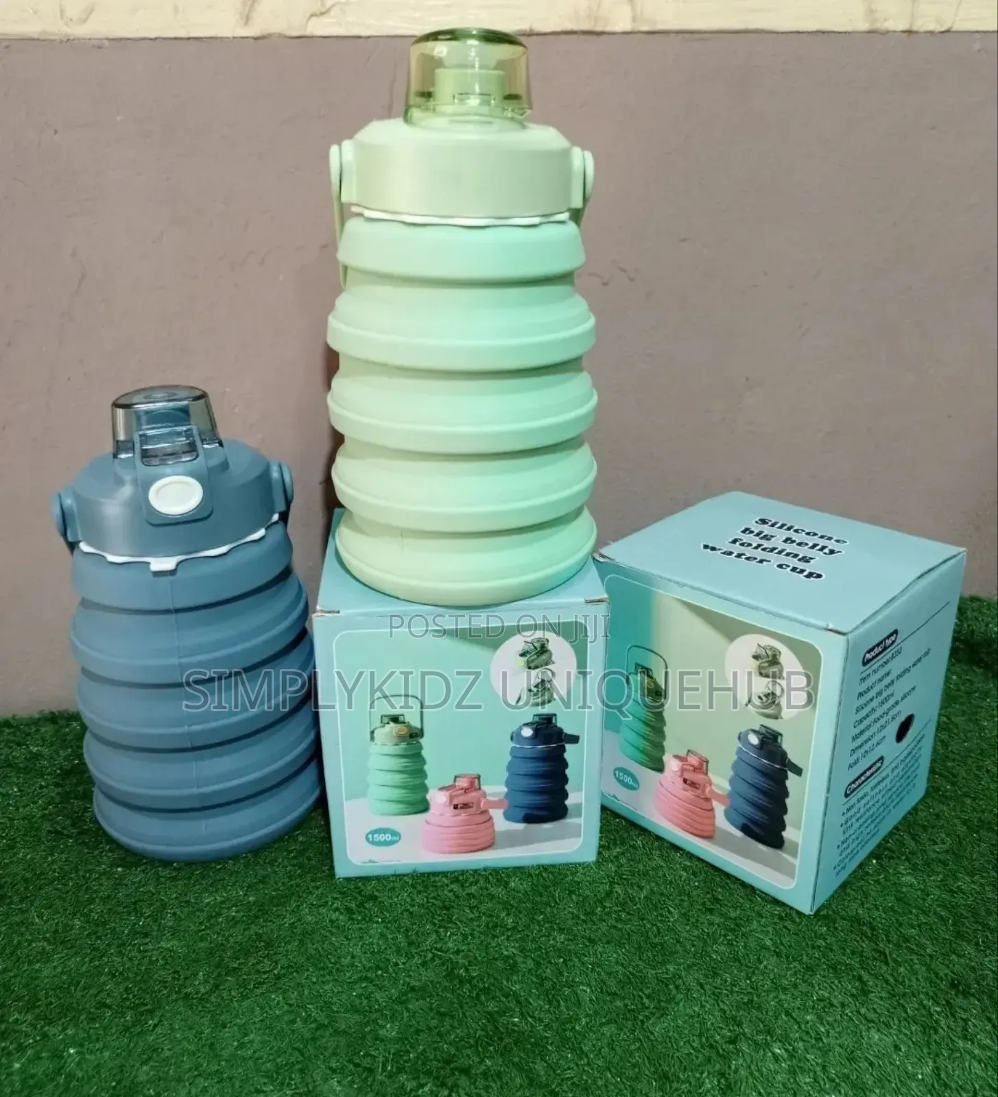 Collapsible Silicone Waterbottle - 1500ml