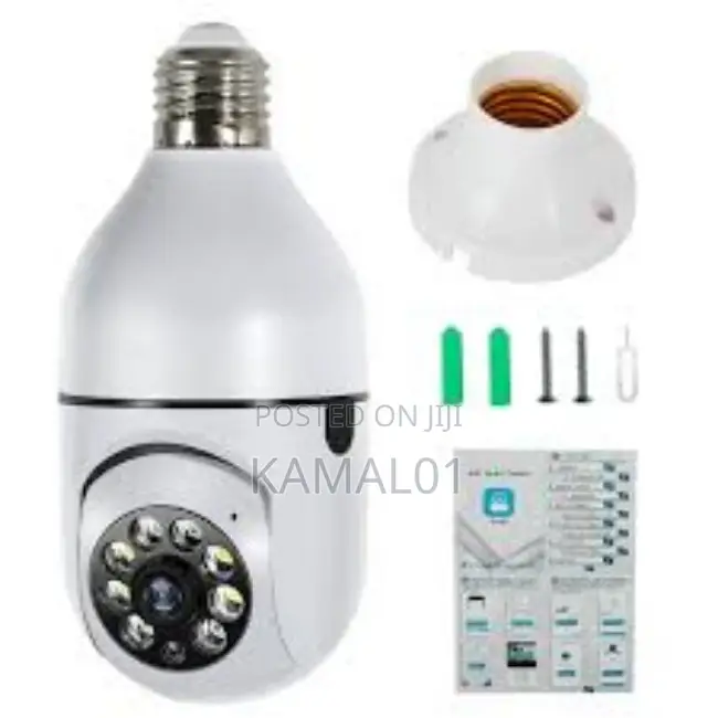 360 Wireless Light Bulb Monitor Camera Wifi Security