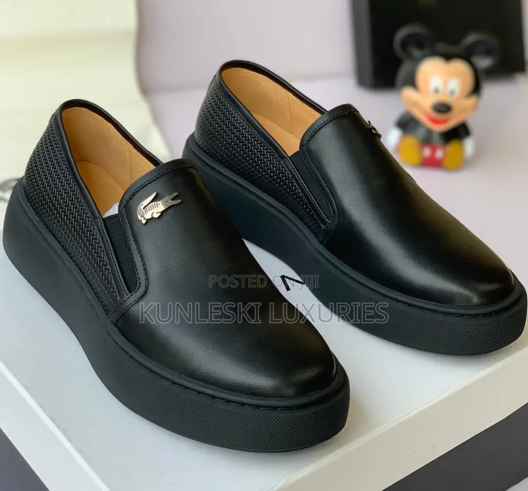 Original Lacoste Leather Casual Sneakers Shoe in Two Colors