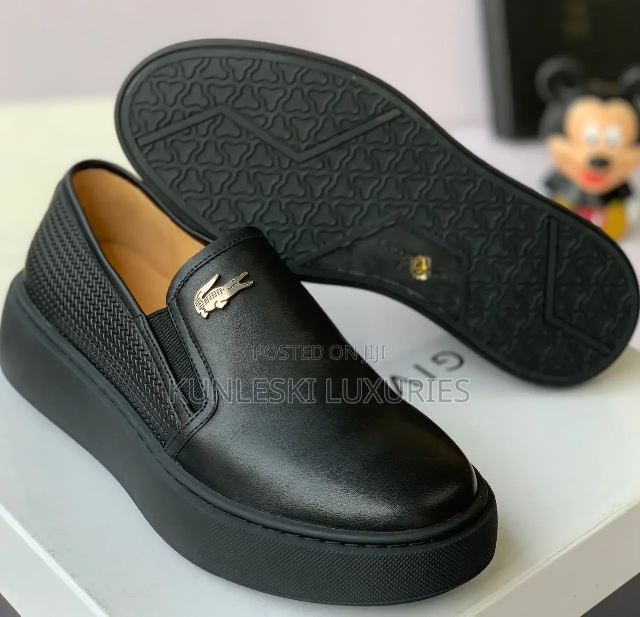 Original Lacoste Leather Casual Sneakers Shoe in Two Colors