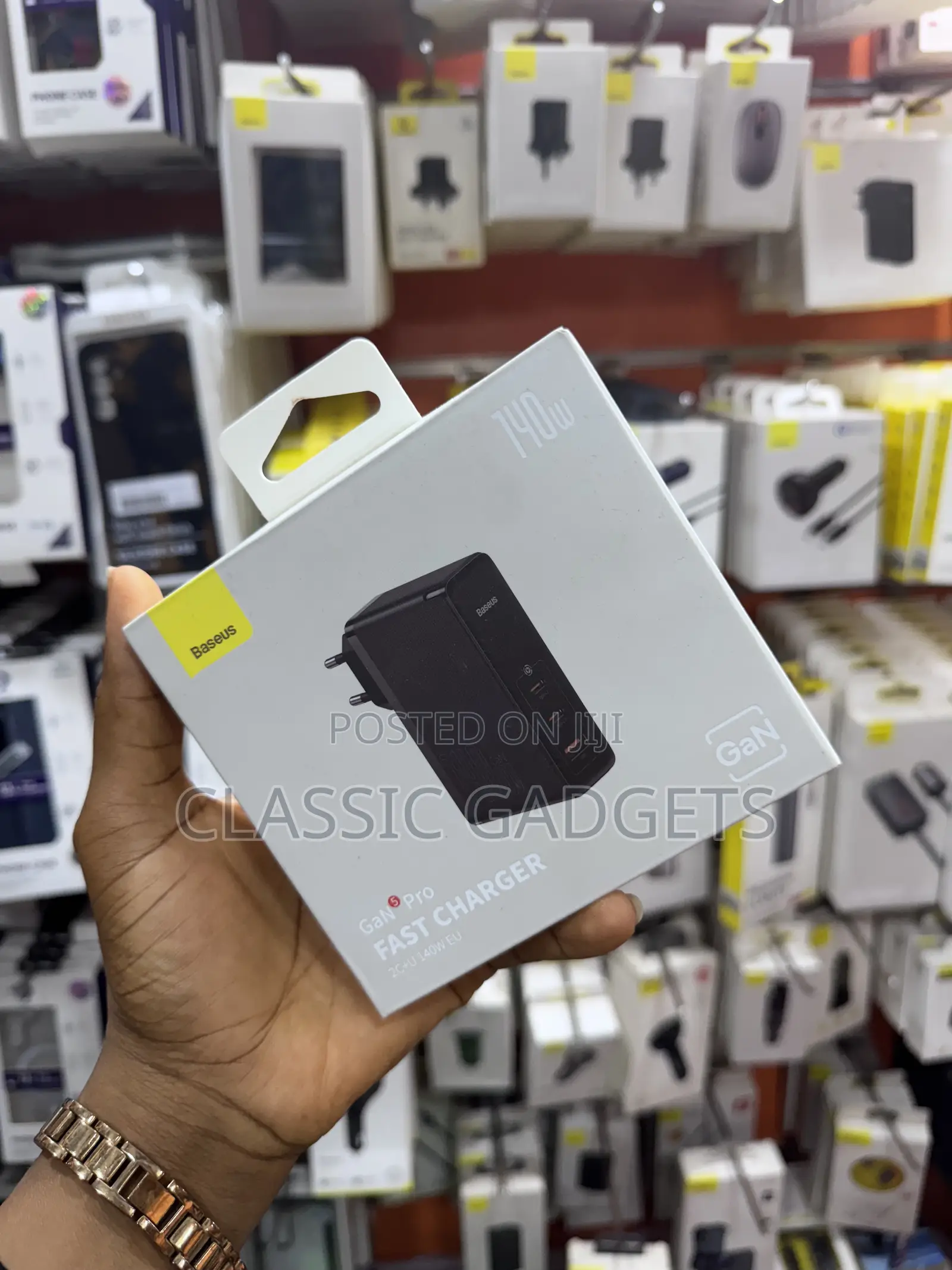 Baseus Gan5 Pro 3-Ports USB C Fast Charger 140W