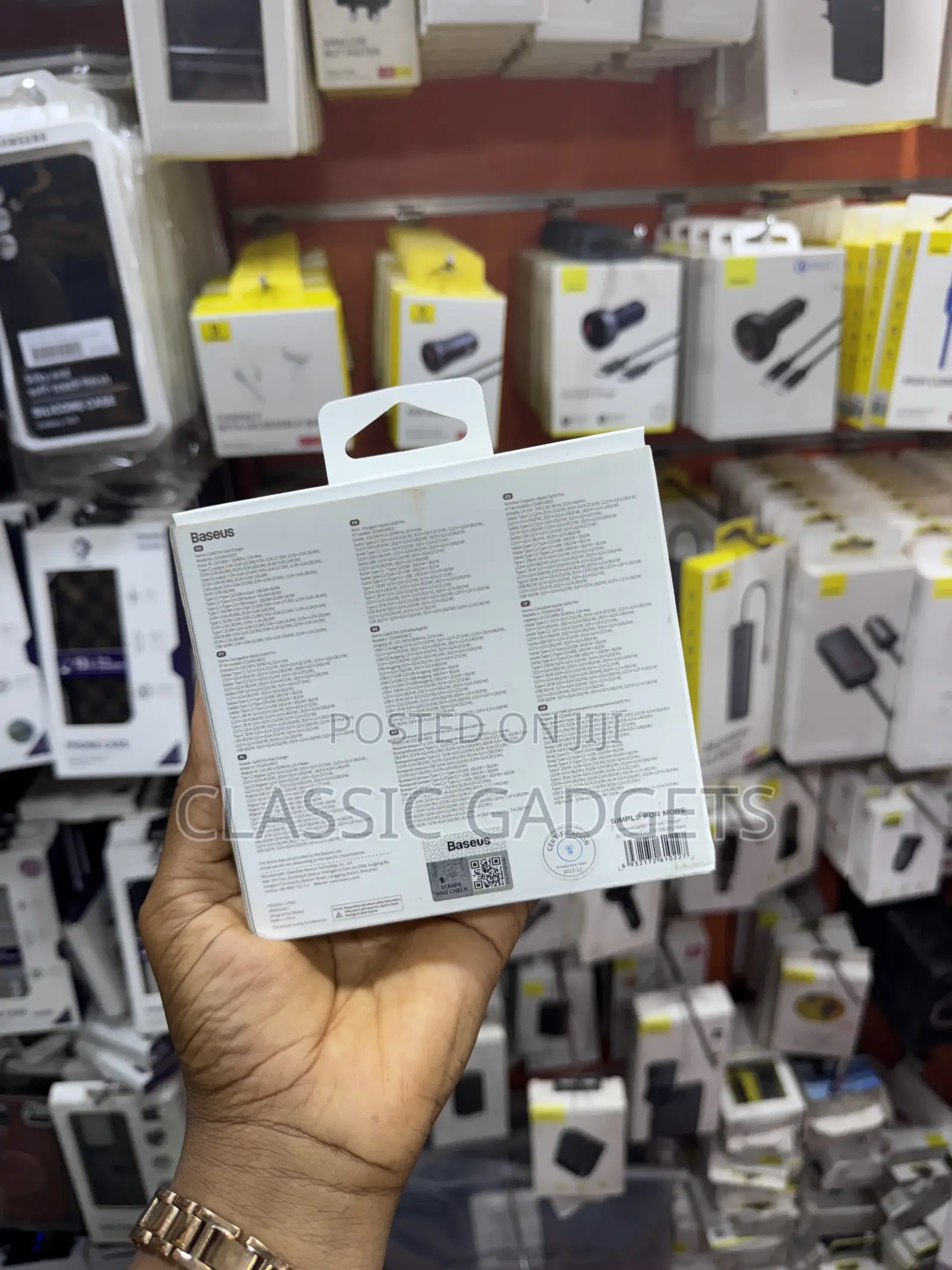 Baseus Gan5 Pro 3-Ports USB C Fast Charger 140W
