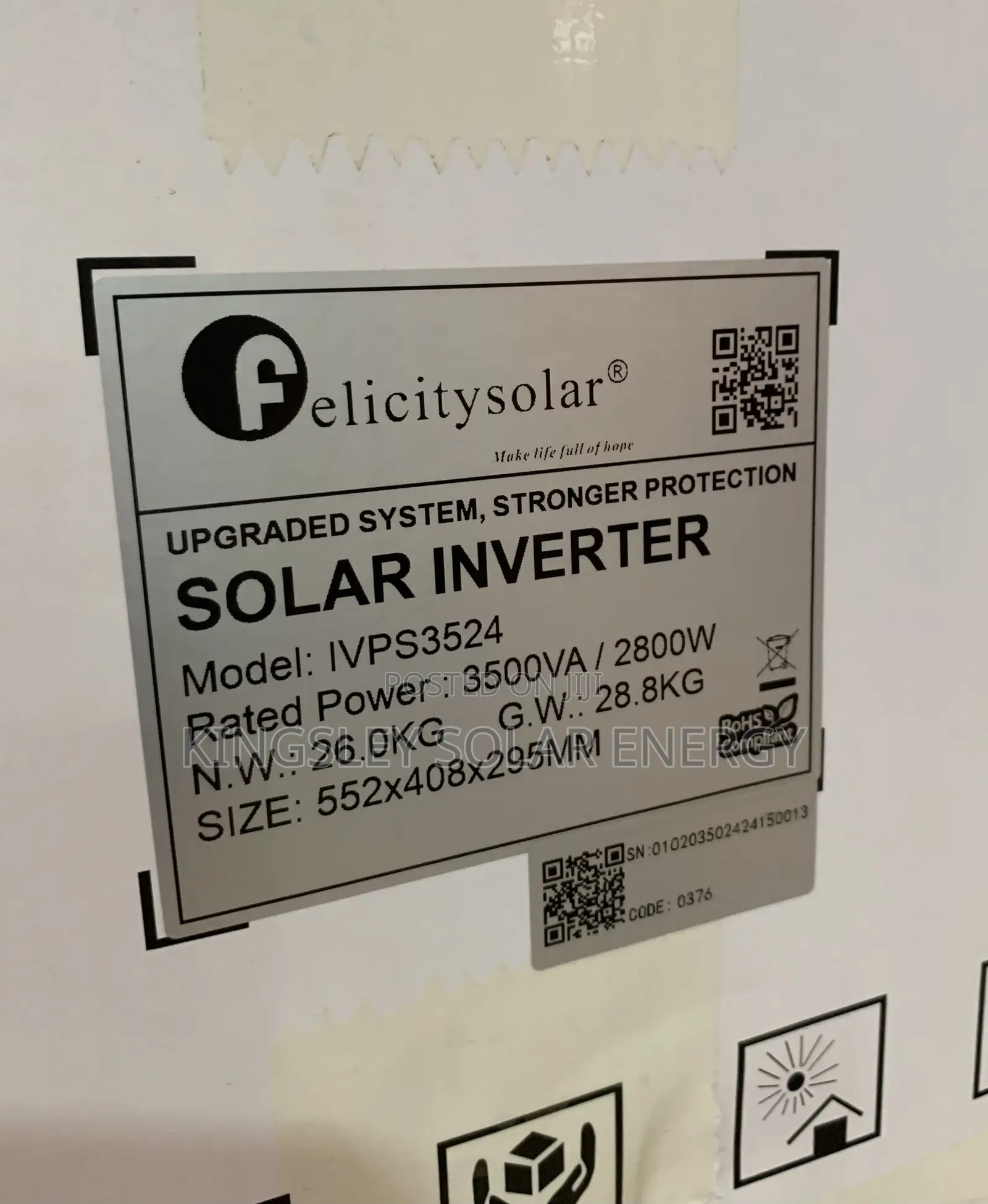 3.5kva/24v Felicity Solar Inverter (Ivps)