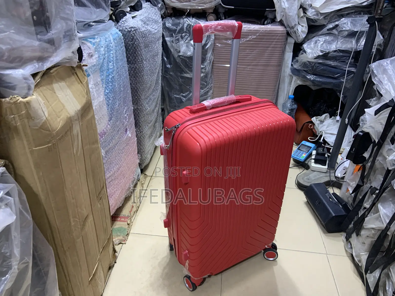 Quality Imported Unbreakable Red Travel Luggage
