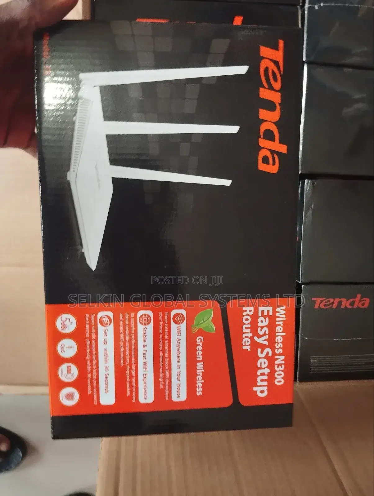 Tenda N300 3 Pole Wireless Router F3