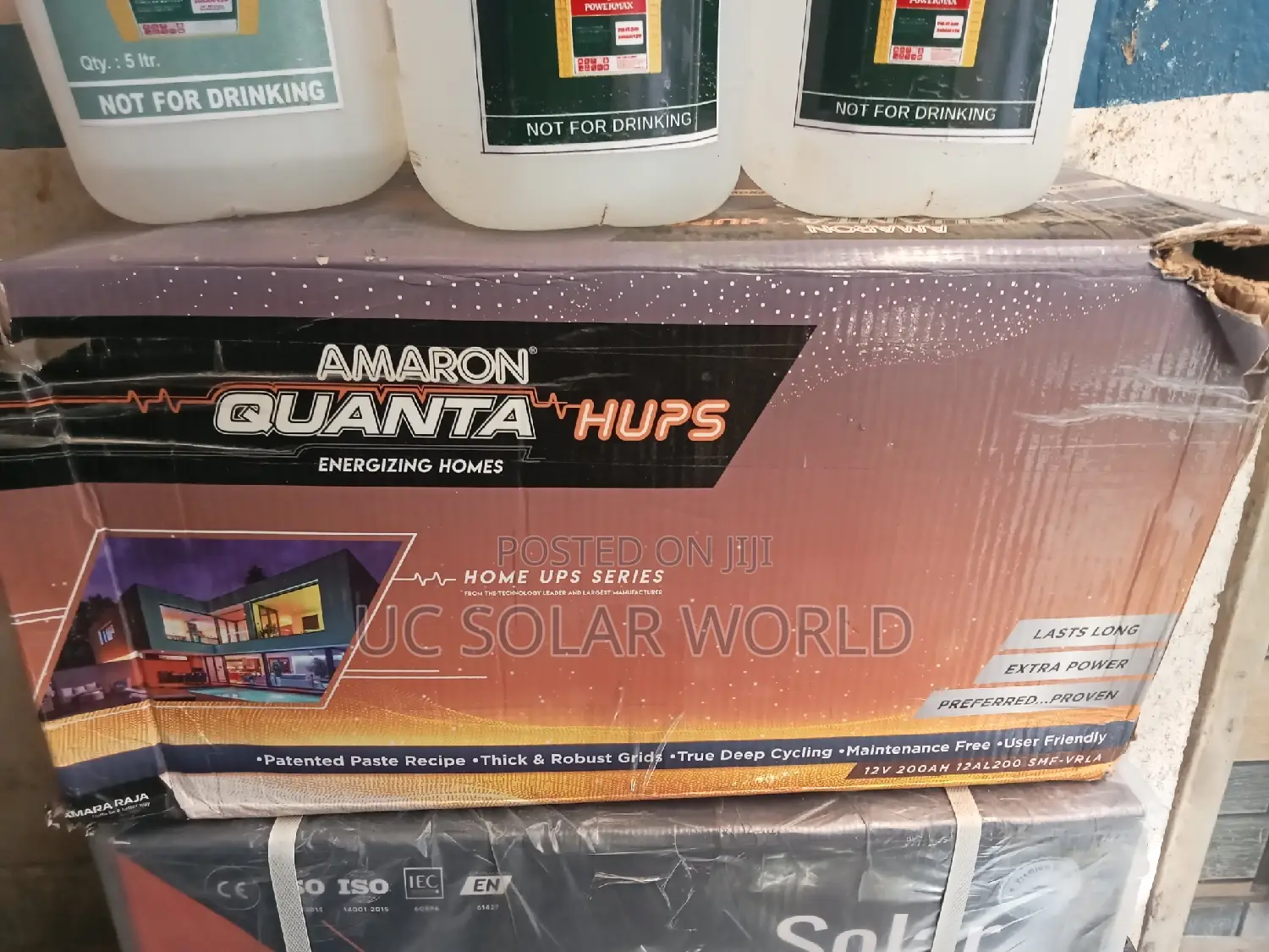 Amaron Quanta HUPS 200ah Gel Battery
