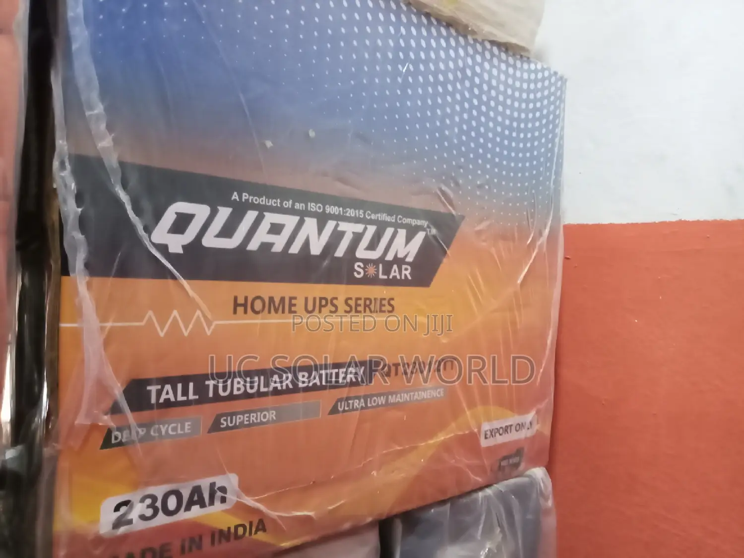 QUANTUM 230ah Tall Tubular Battery.