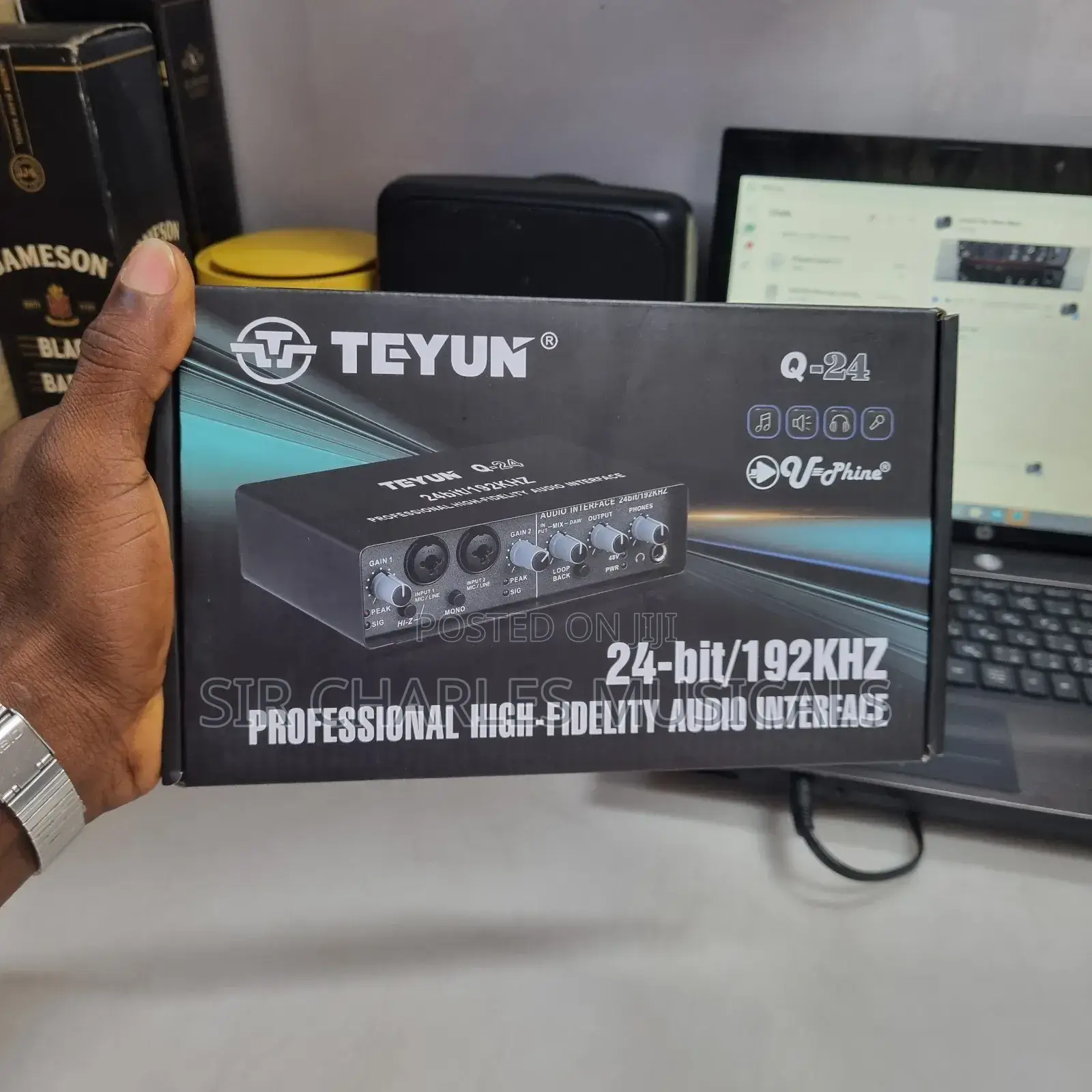 Teyun Q-24 2i2 Professional High-Fidelity Audio Interface