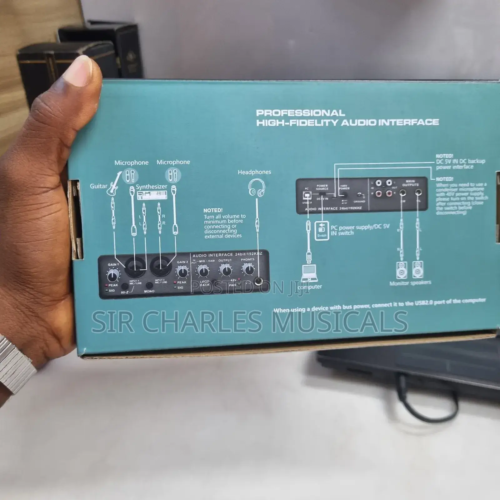 Teyun Q-24 2i2 Professional High-Fidelity Audio Interface