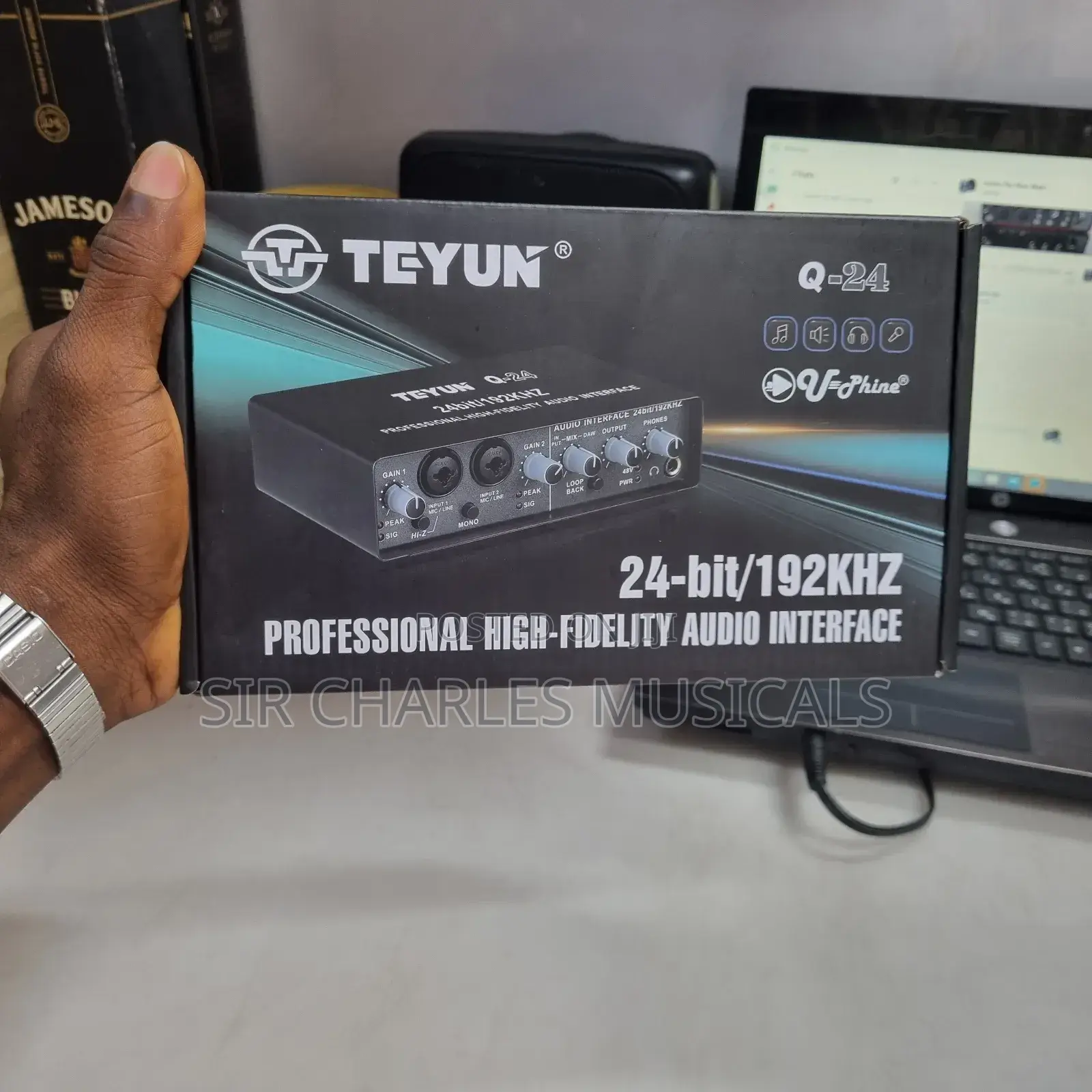Teyun Q-24 2i2 Professional High-Fidelity Audio Interface