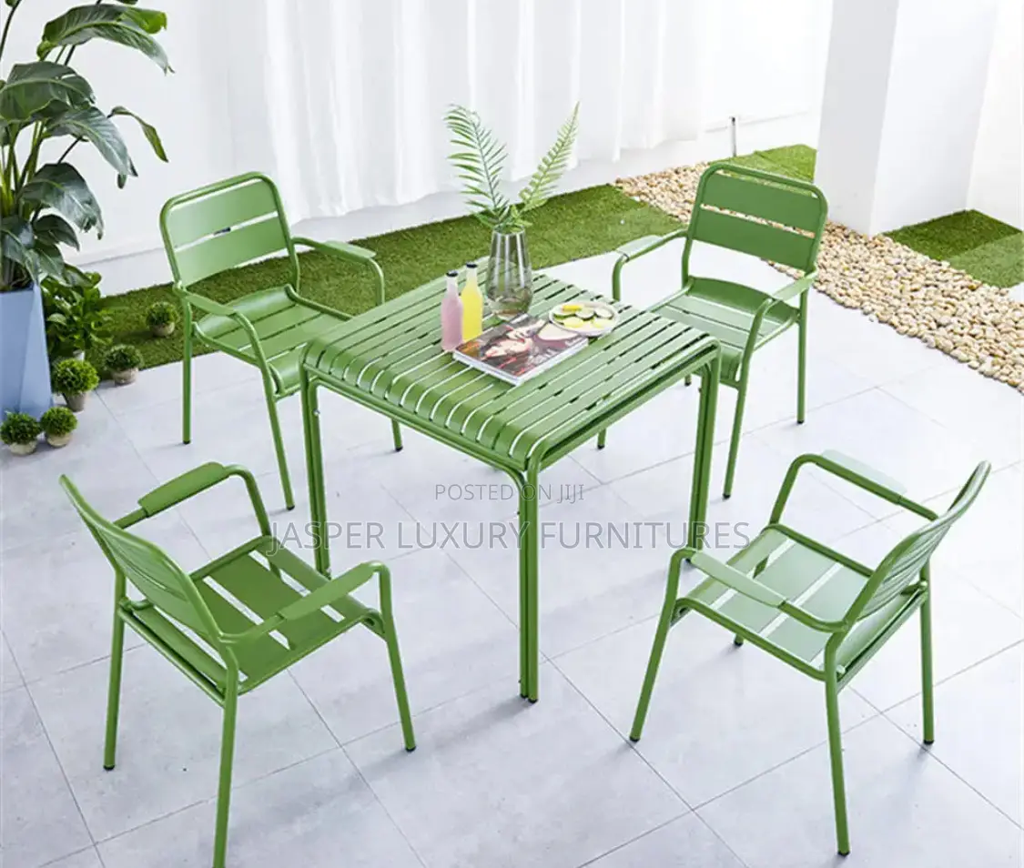 Quality Aluminum Outdoor Table Garden Set