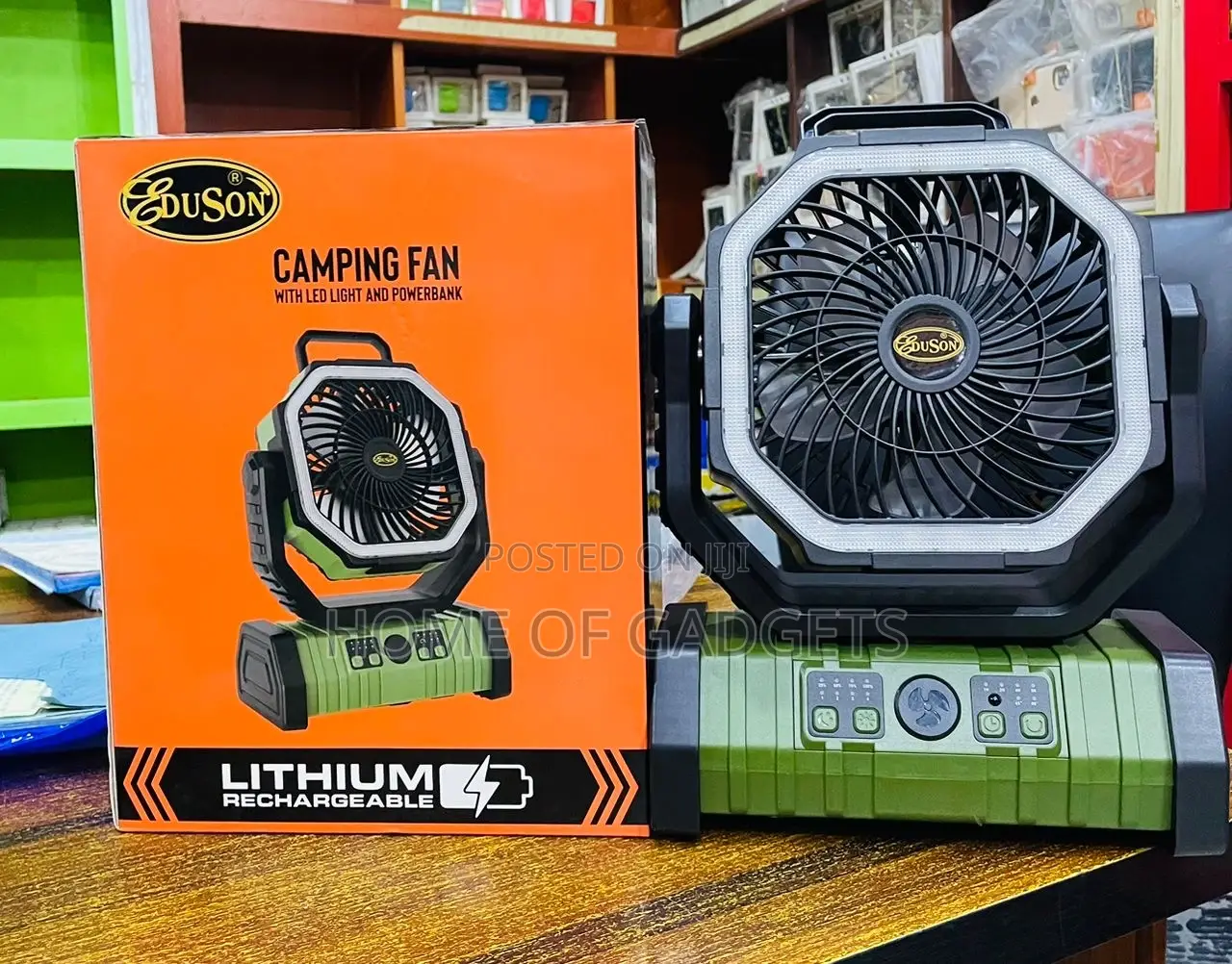 Eduson 20,000mah Rechargeable Fan Camping Fan