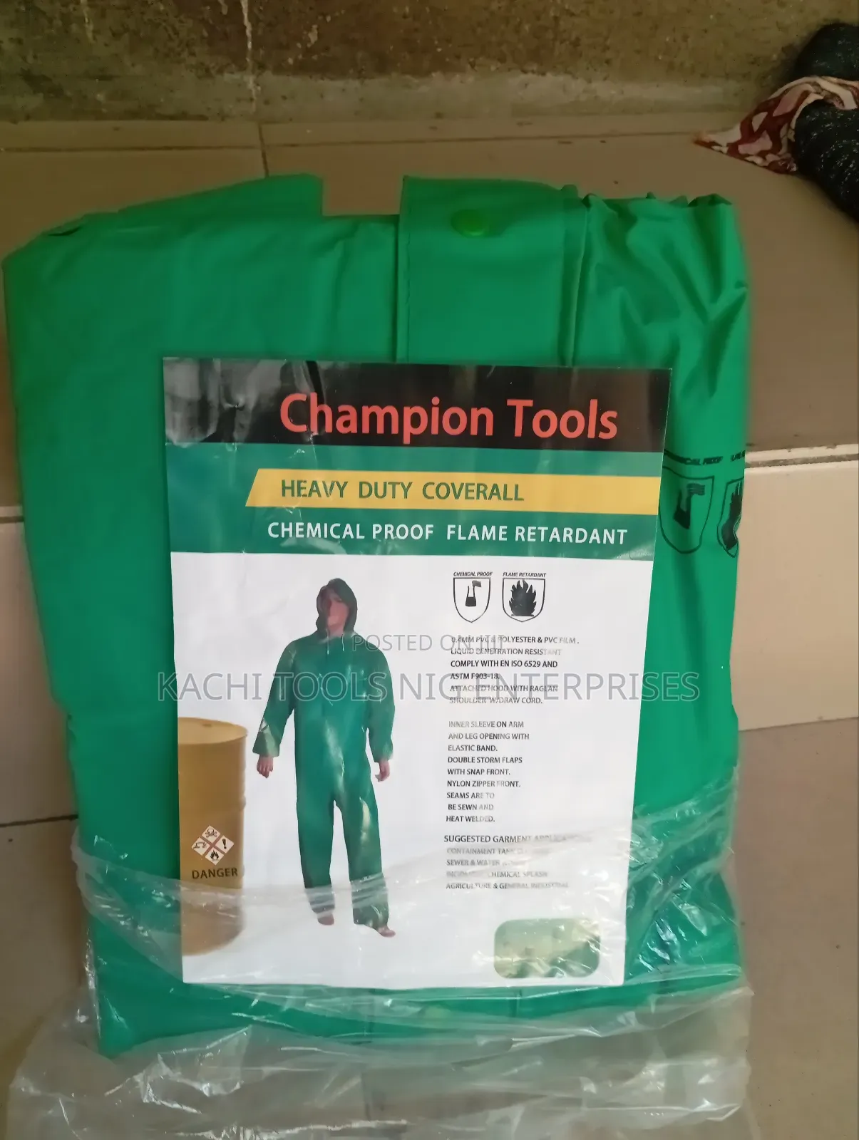 Gown Chemical Coverall
