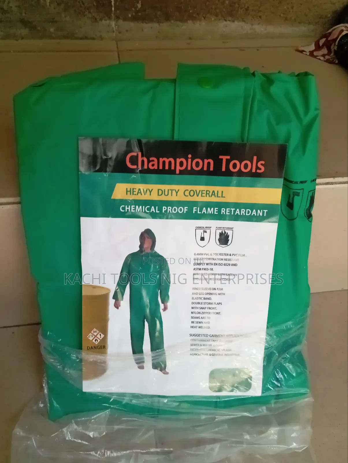 Gown Chemical Coverall