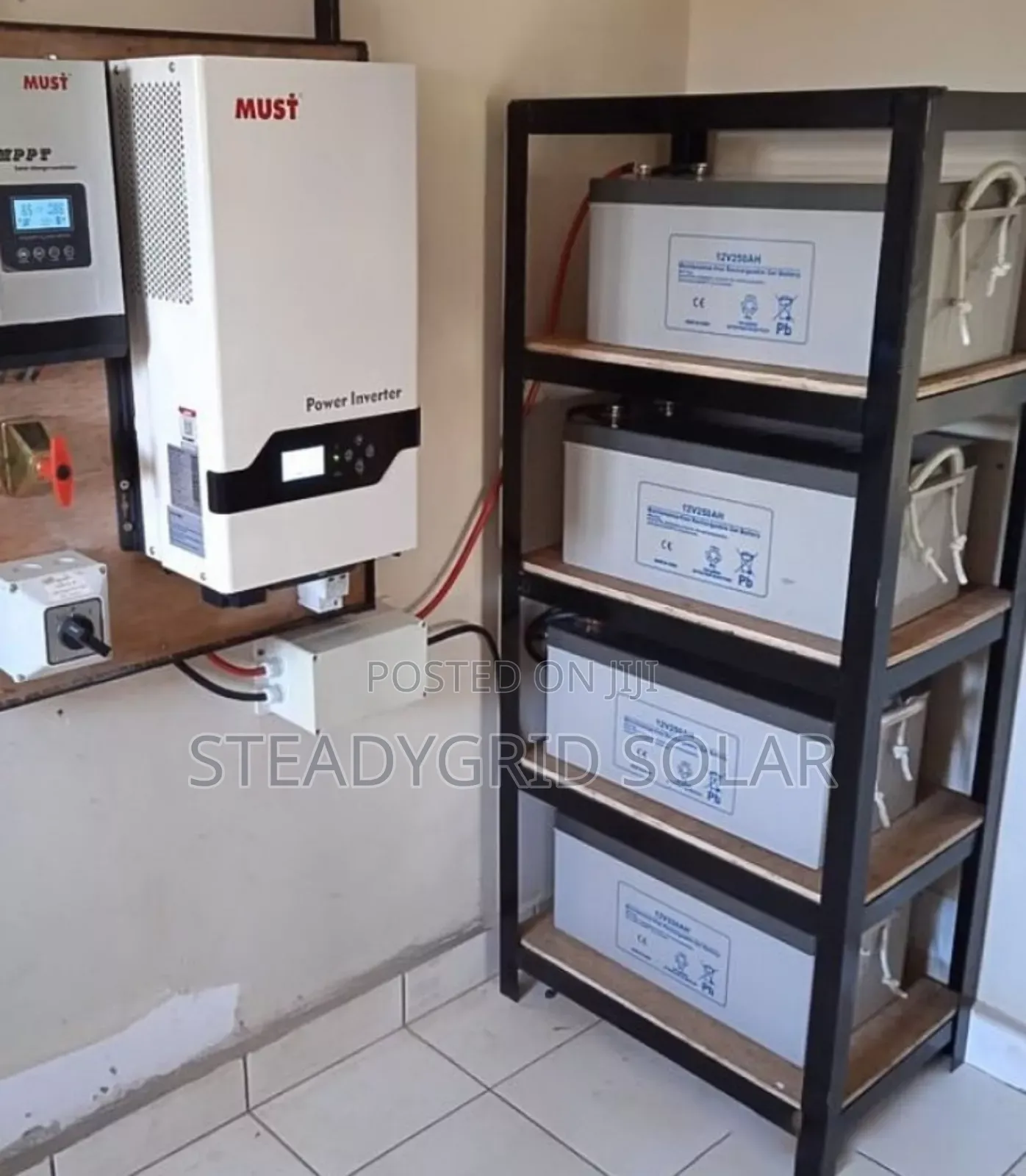 Energetic 5kva MUST INVERTER WITH Strong Dry Cell Backup 