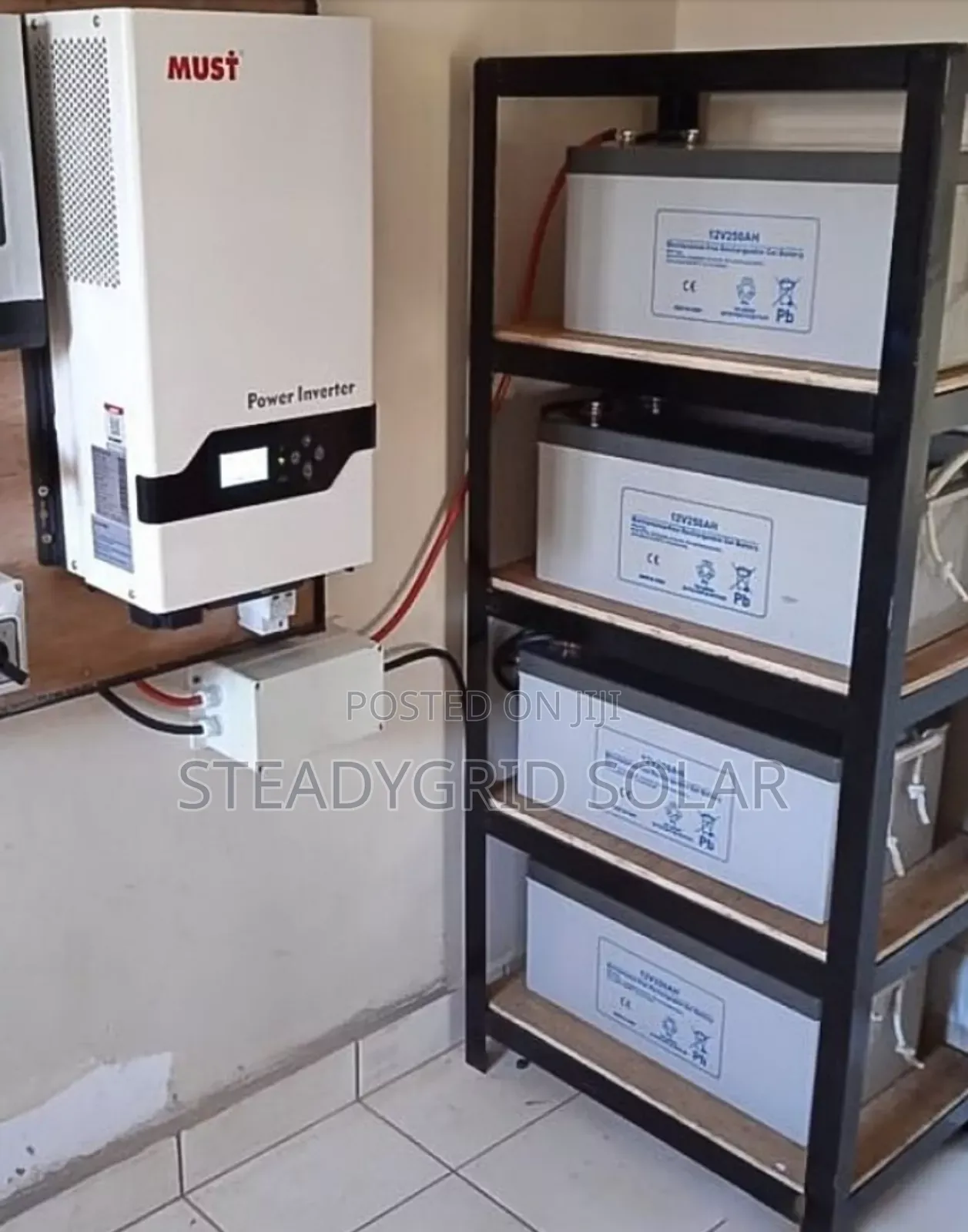 Energetic 5kva MUST INVERTER WITH Strong Dry Cell Backup 