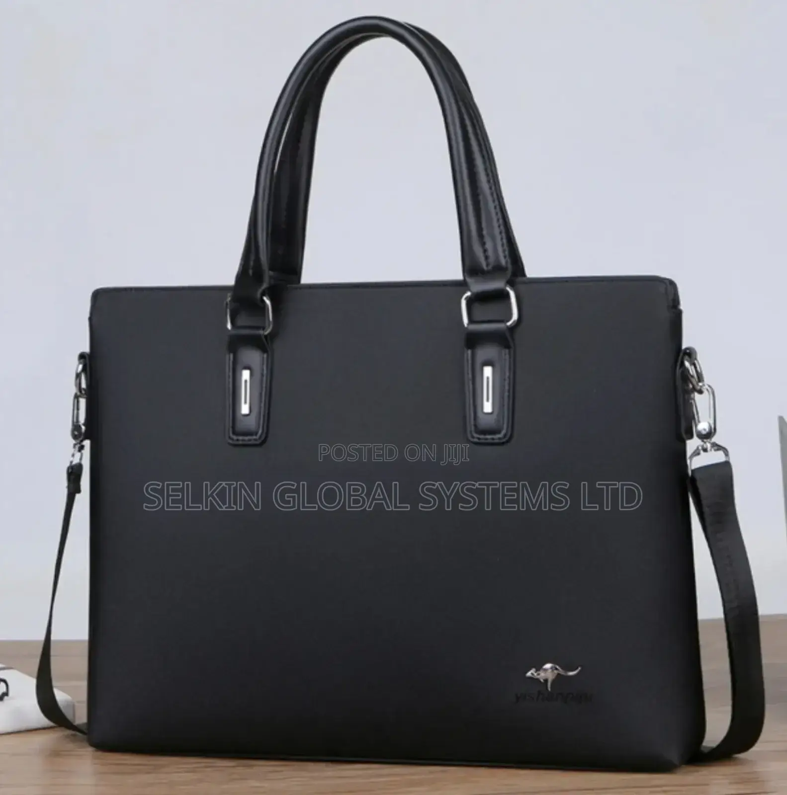 Luxury Designer Leather Business Handbag Laptop Bag