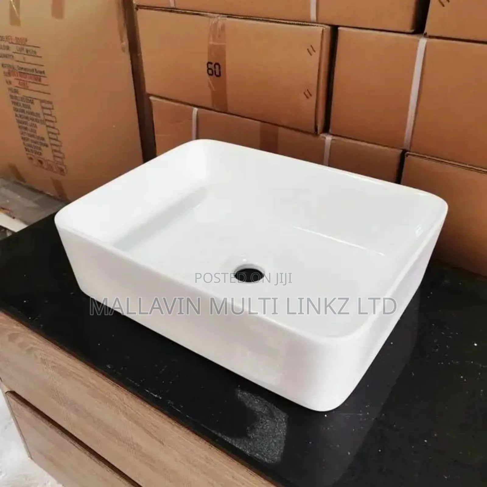 Ceramic Countertop Basin Bathroom Sinks