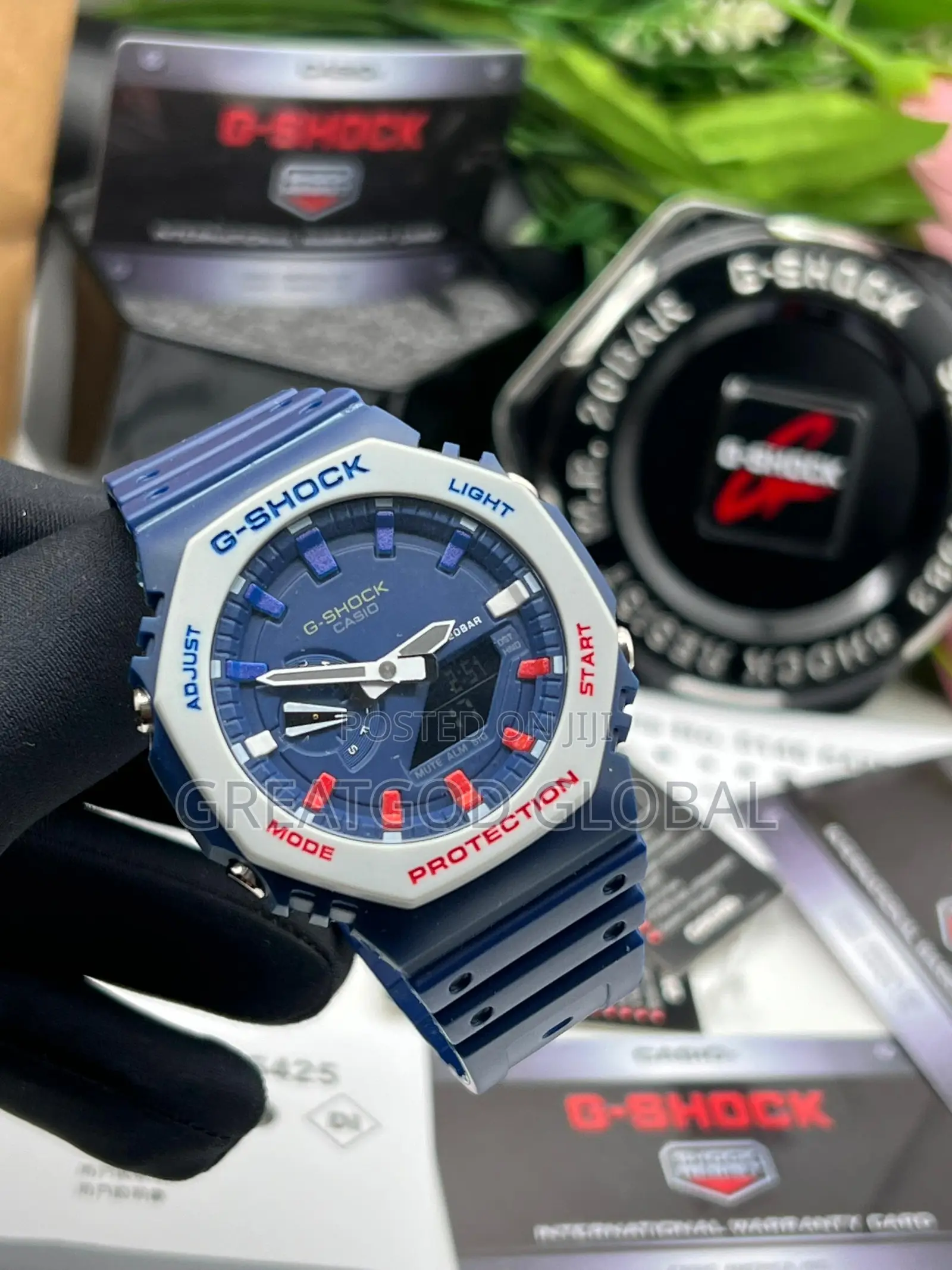 Original G-Shock Rubber Strap Wrist Watches Double Time