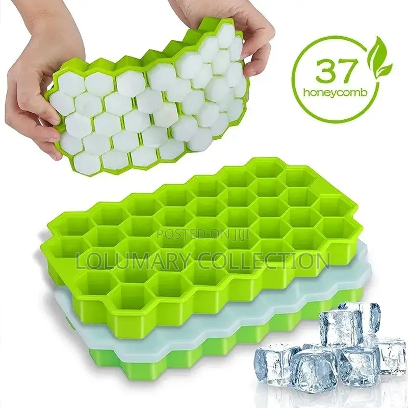 Silicon Ice Cube Mold Ice Cube Tray With Cover