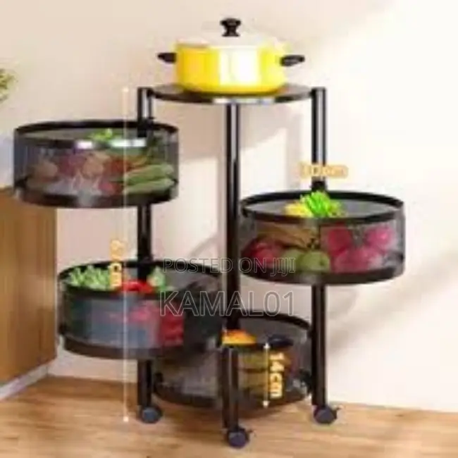 5 Tiers Round Storage Rack