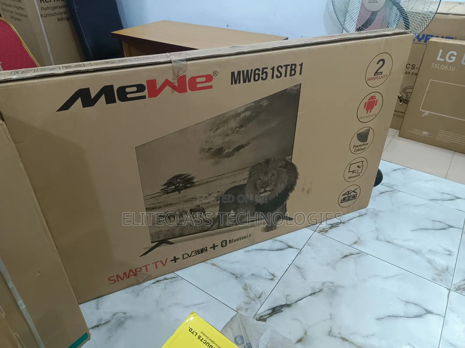 Portable Mewe 65'' Smart TV Mw65istb1