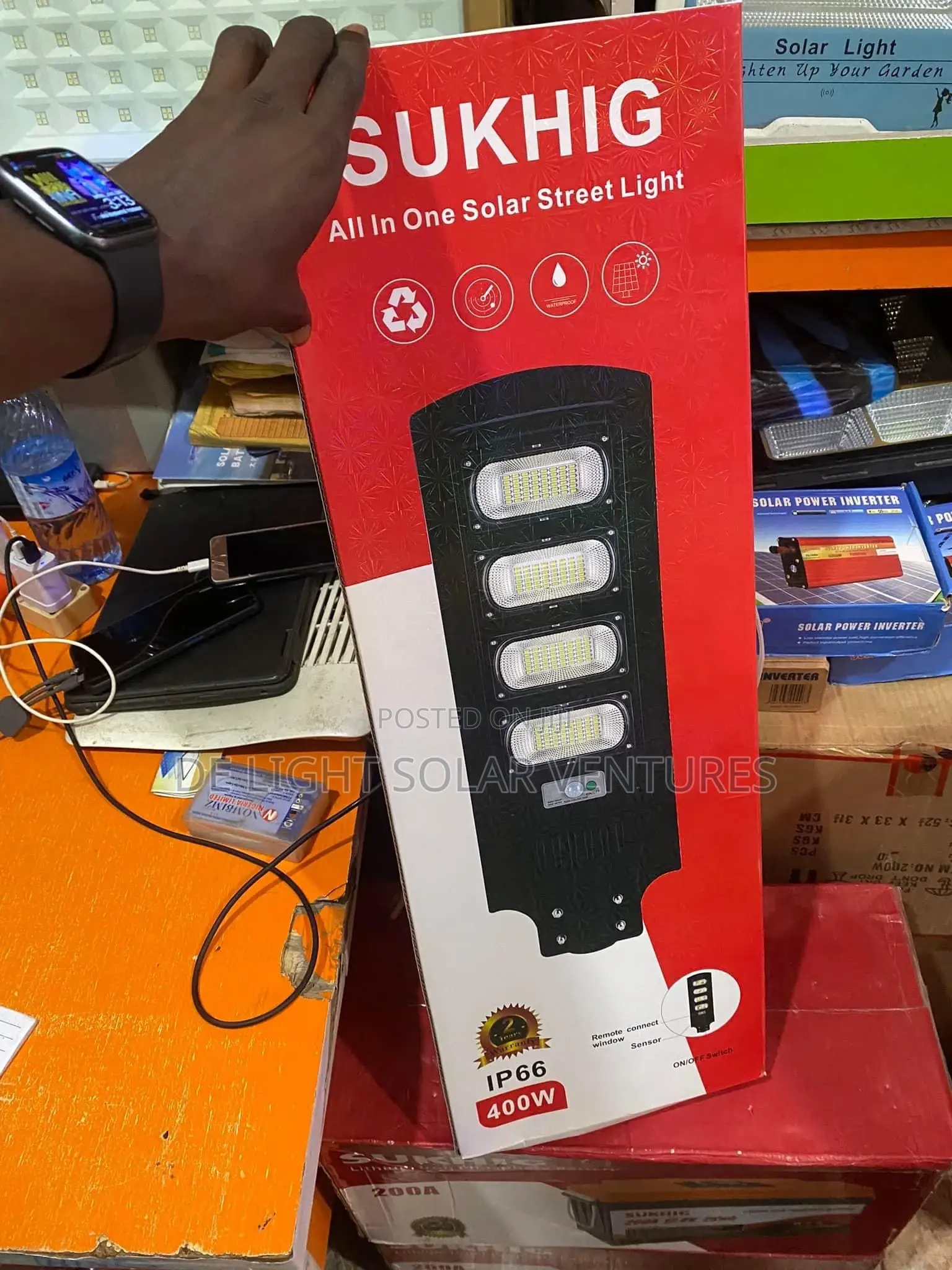 Sukhig Street Solar Light Available in Different Watts