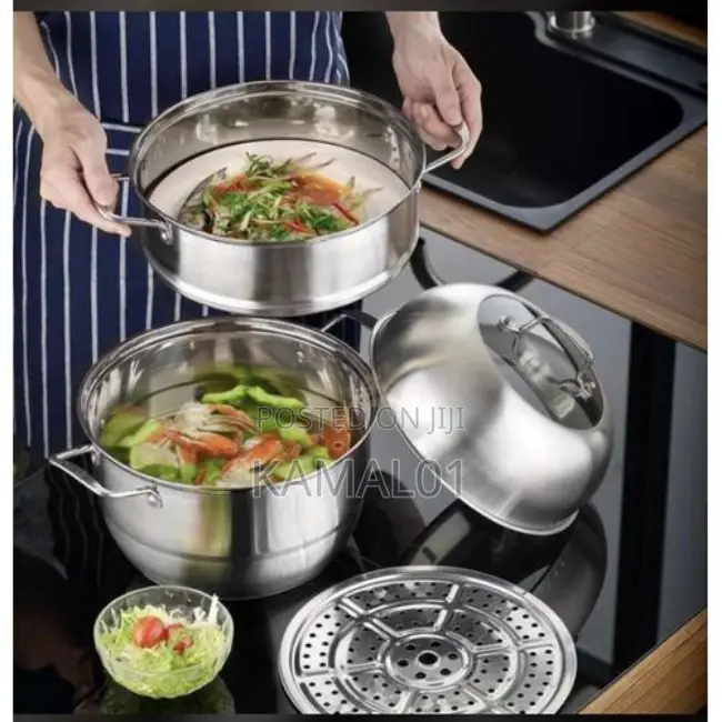 Stainless Steel 2 in 1 Pot