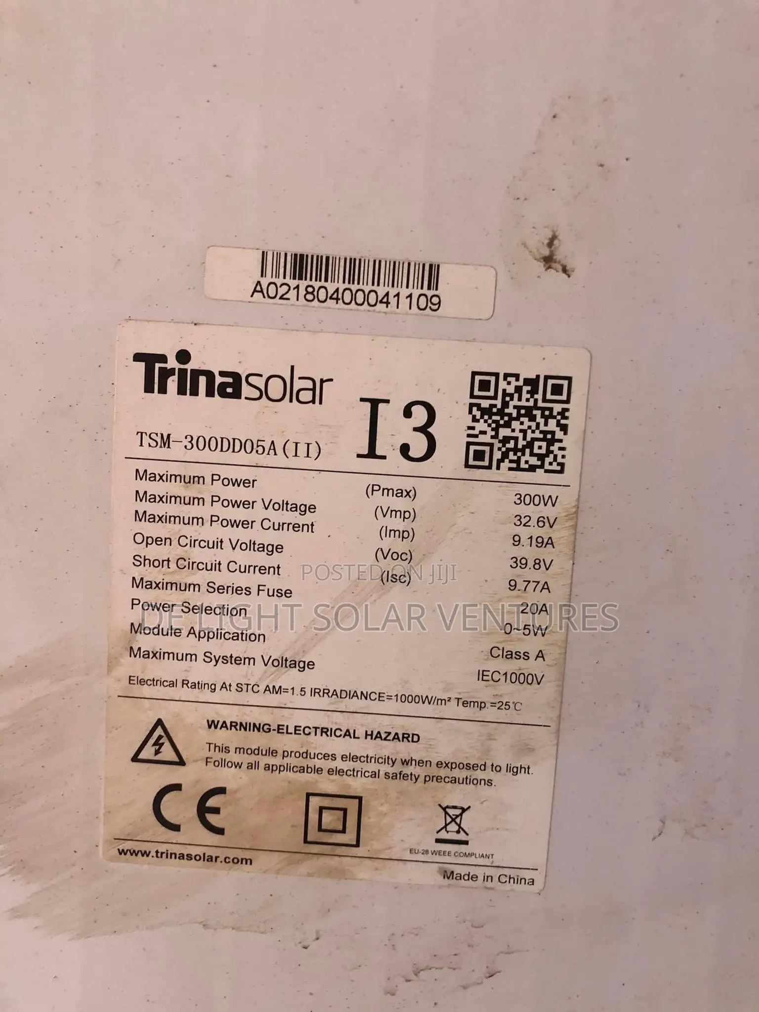 300 Watts Mono Panel Tobunbo