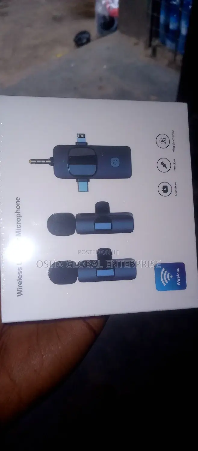 3in1 Wireless Lavalier Microphone