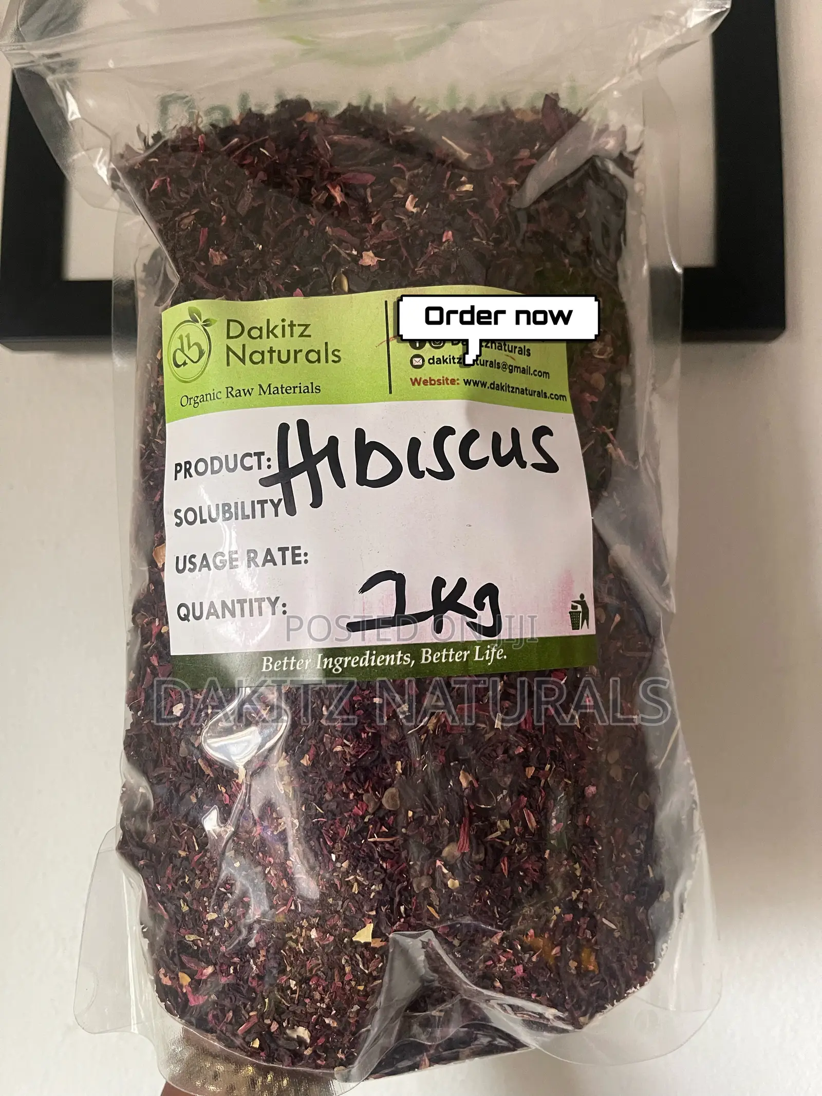 Hibiscus Flower / Leaf / Tea 1kg (Zobo Leaves) Zobo Drink