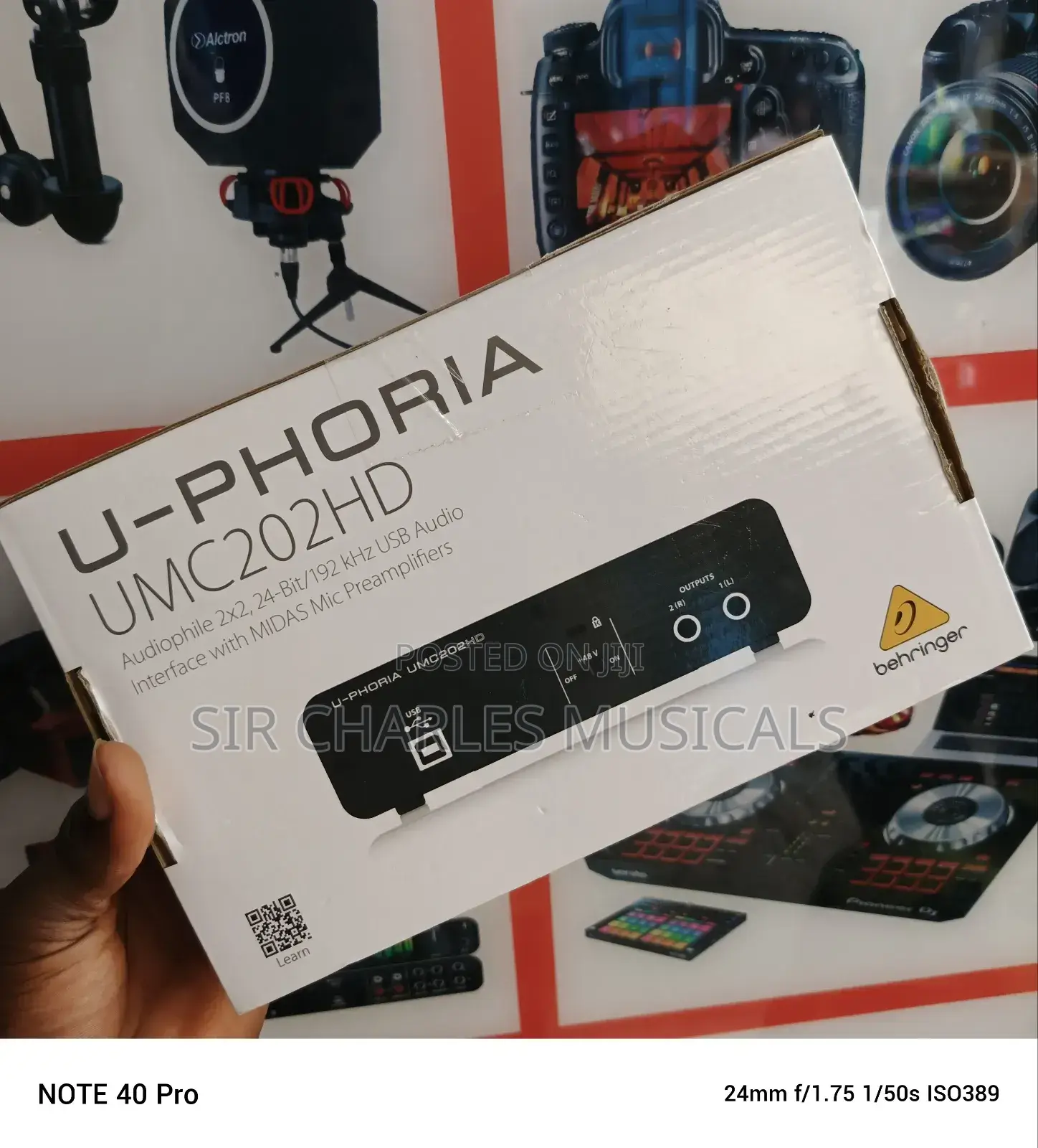 U-Phoria UMC202HD Behringa Audio Interface